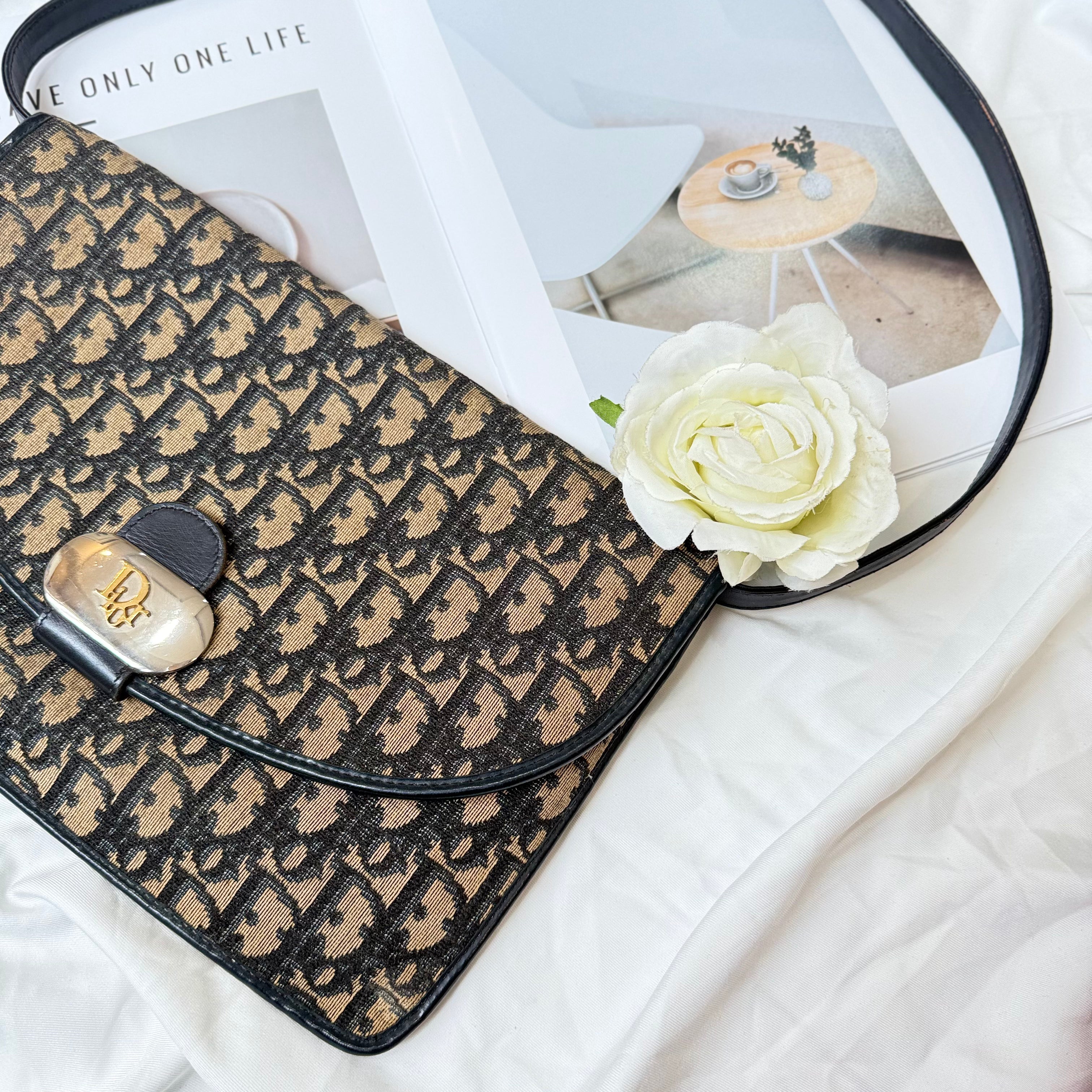 Christian Dior Monogram Vintage Shoulder Bag