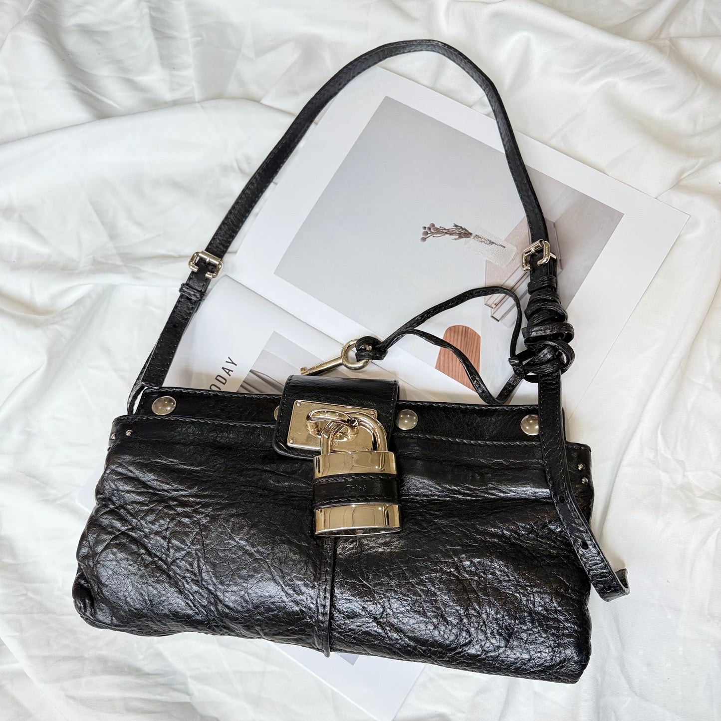 Chloe Black Paddington Leather Bag