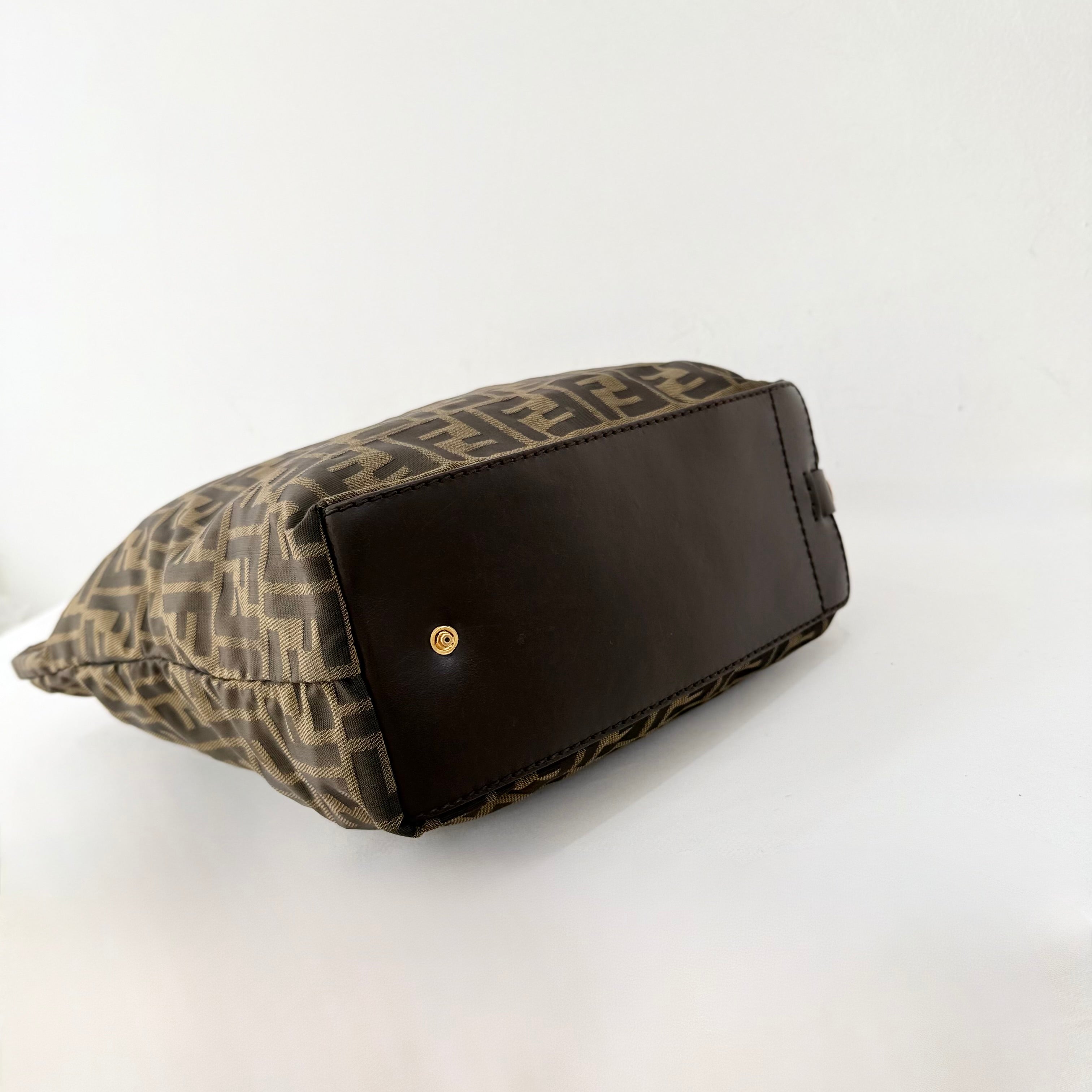 Fendi Brown Zucca FF Canvas Tote Bag