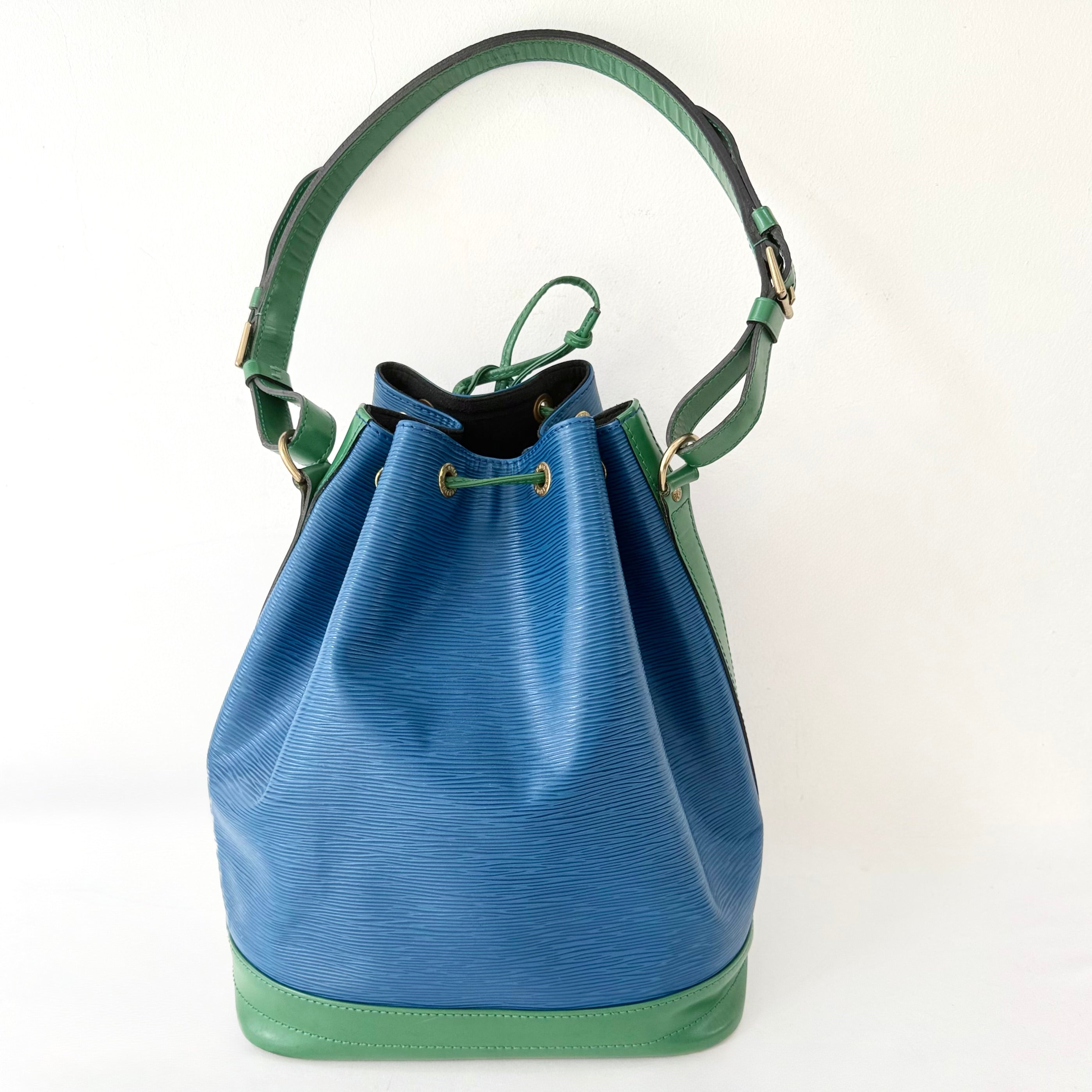 Louis Vuitton Bicolor Epi Noe Bucket Bag