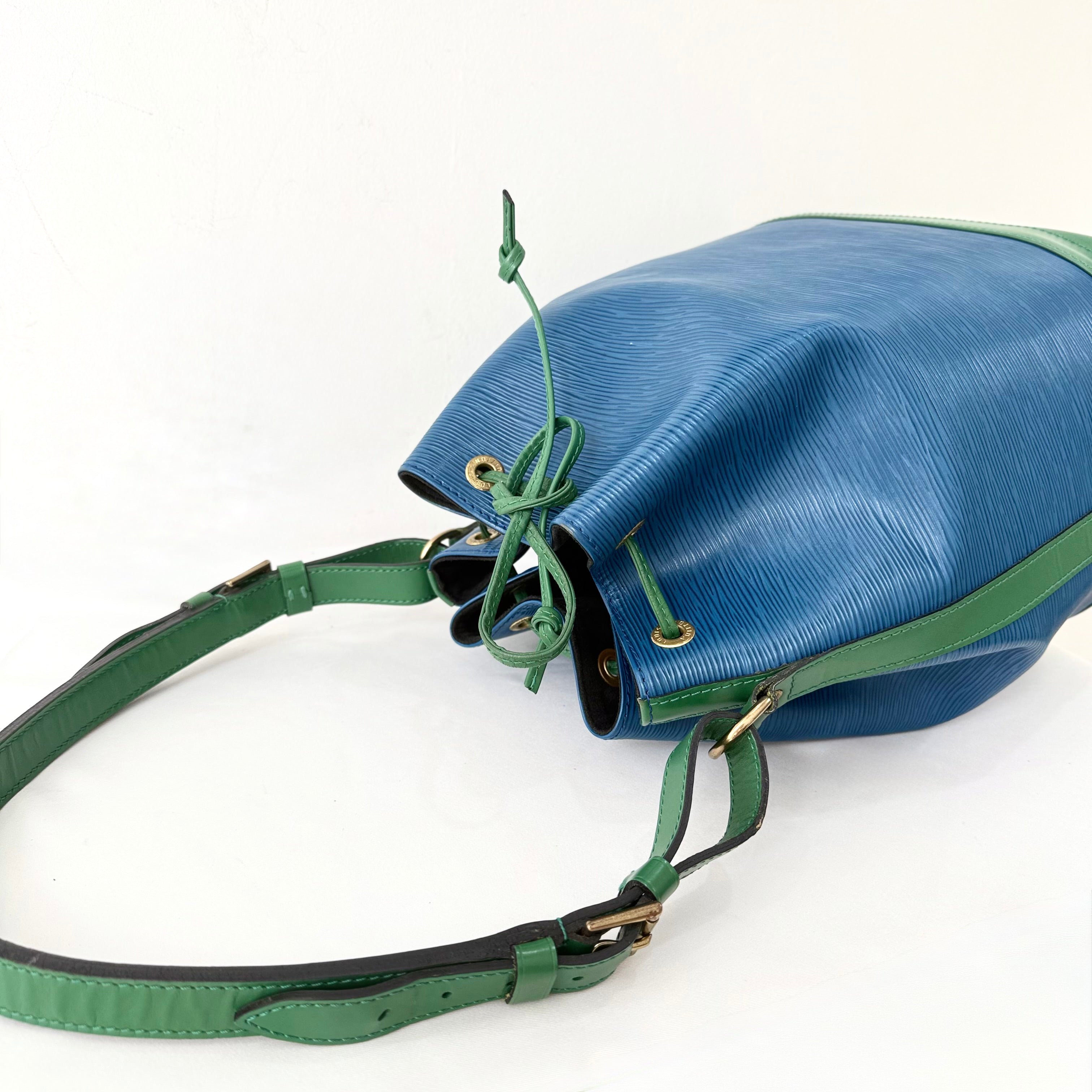 Louis Vuitton Bicolor Epi Noe Bucket Bag