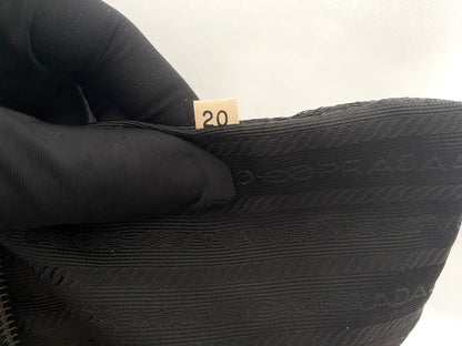 PRADA Black Tessuto Nylon Tote Bag