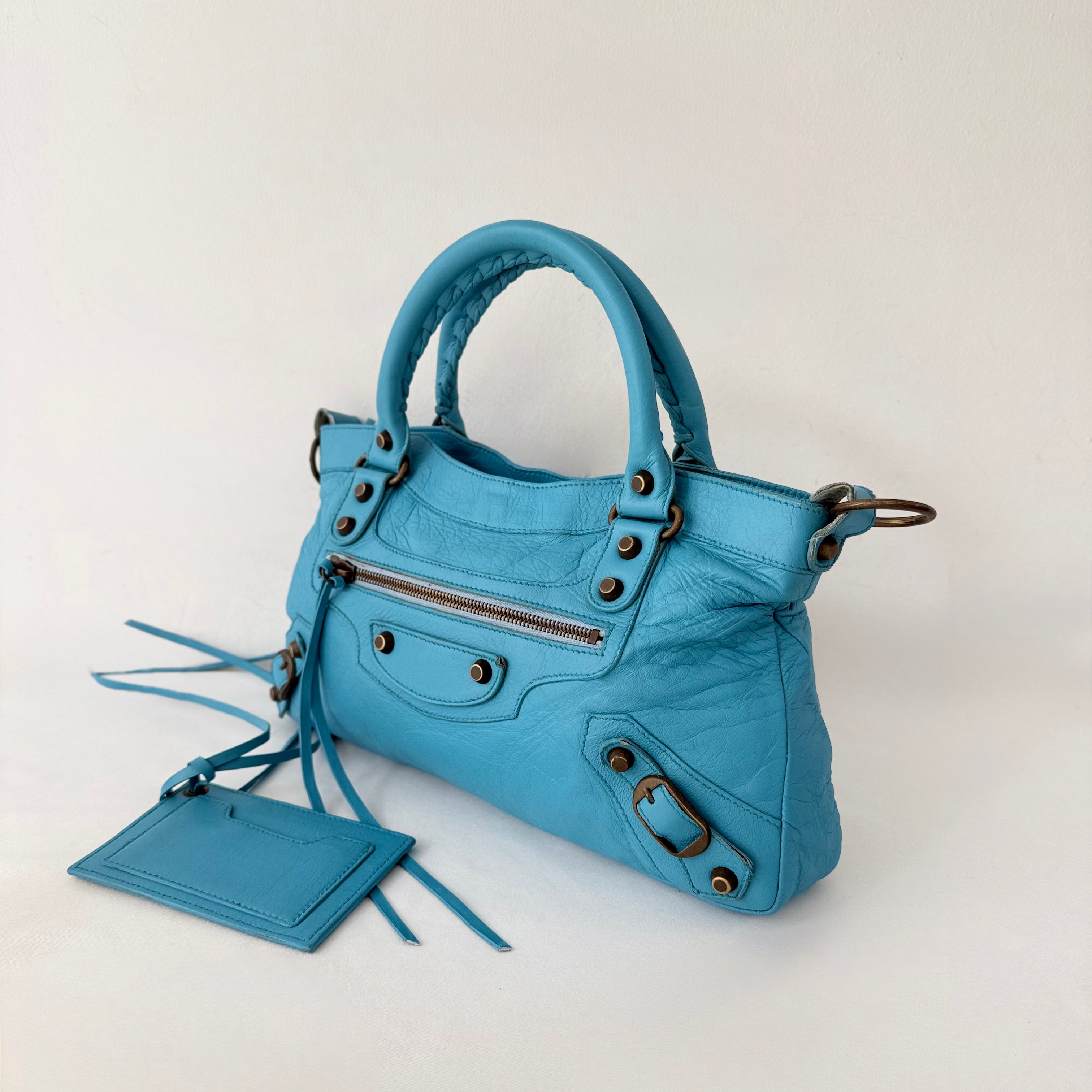 Balenciaga Classic First Bag Blue