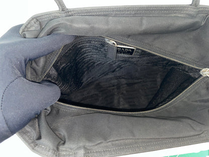 PRADA Black Tessuto Nylon Tote Bag