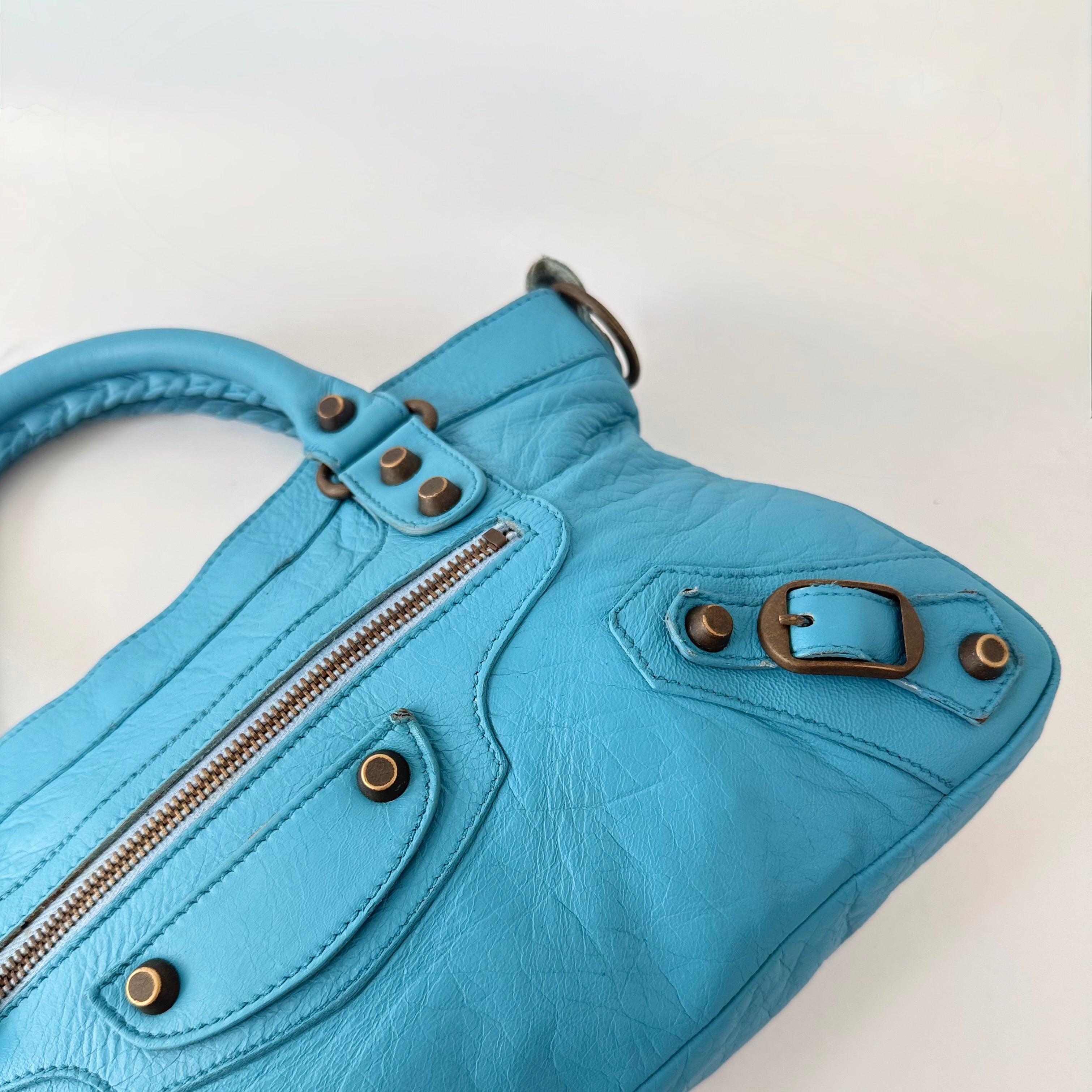 Balenciaga Classic First Bag Blue