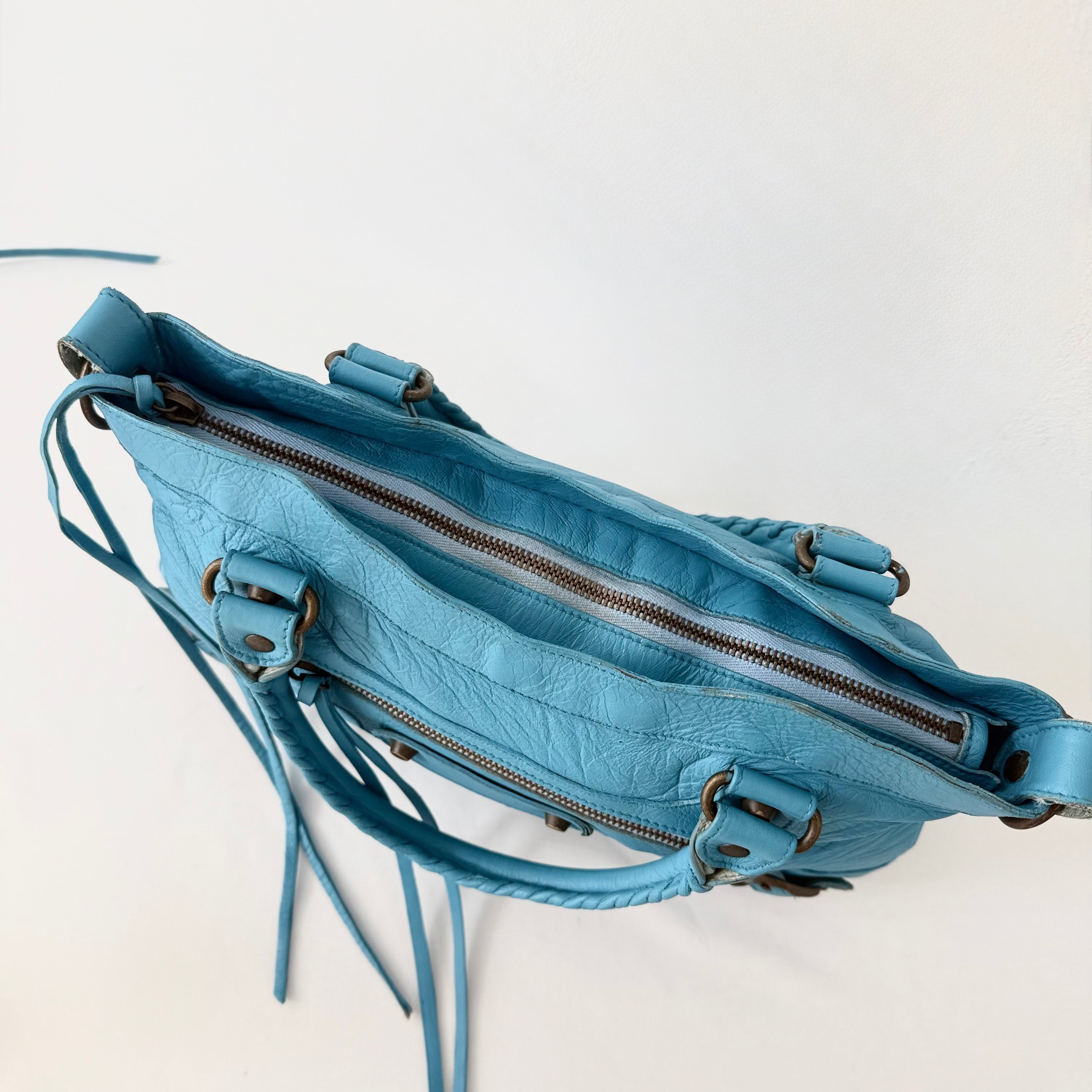 Balenciaga Classic First Bag Blue