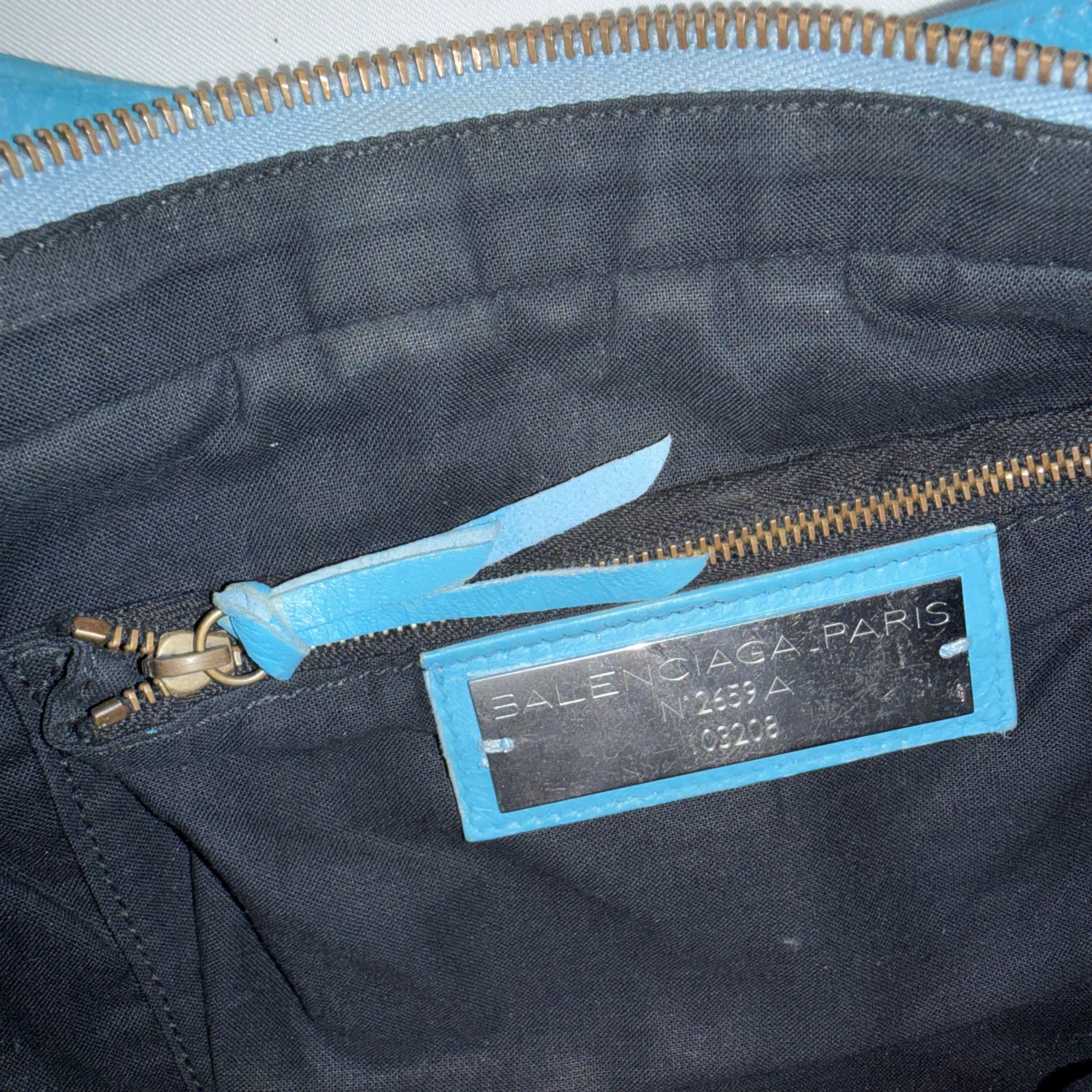Balenciaga Classic First Bag Blue