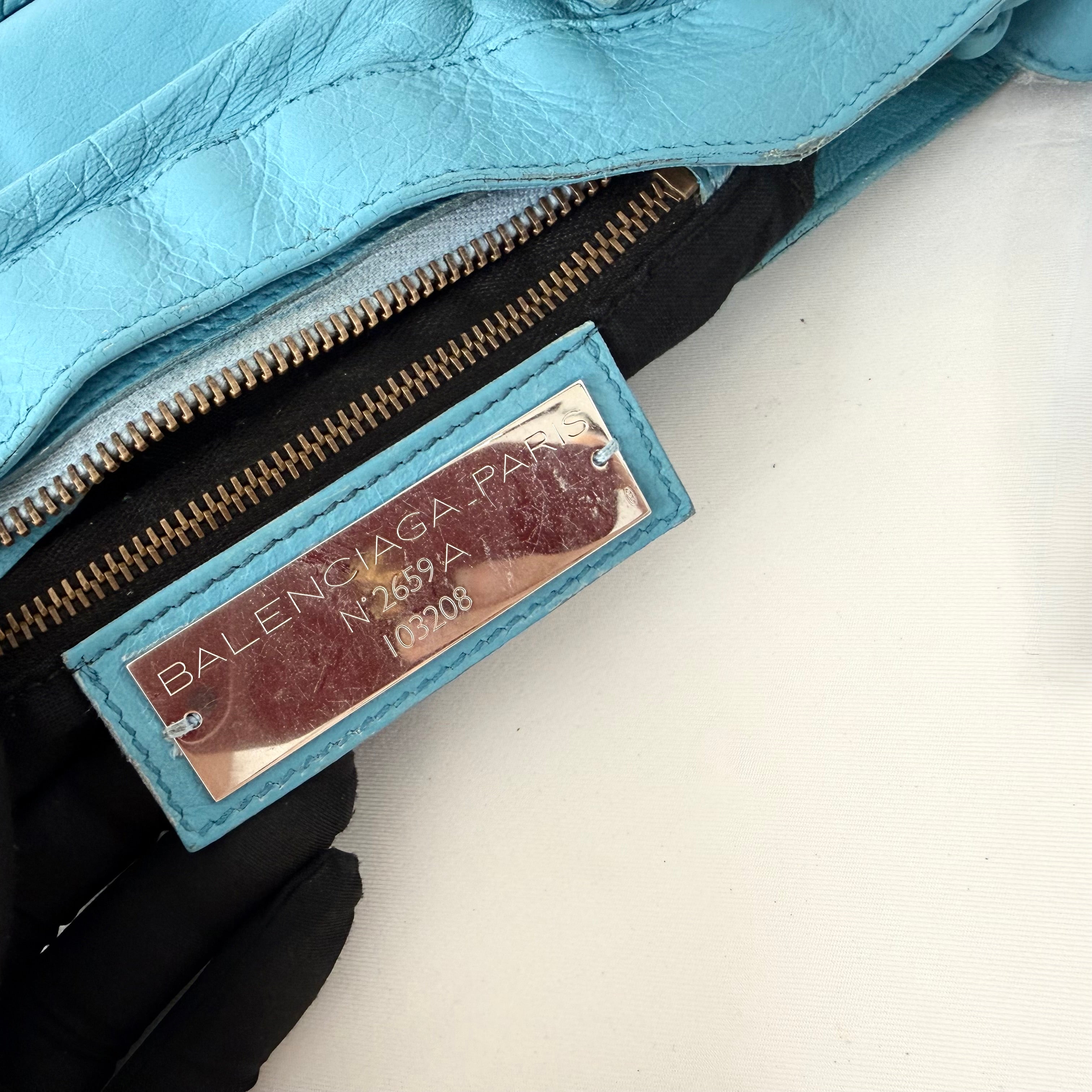Balenciaga Classic First Bag Blue