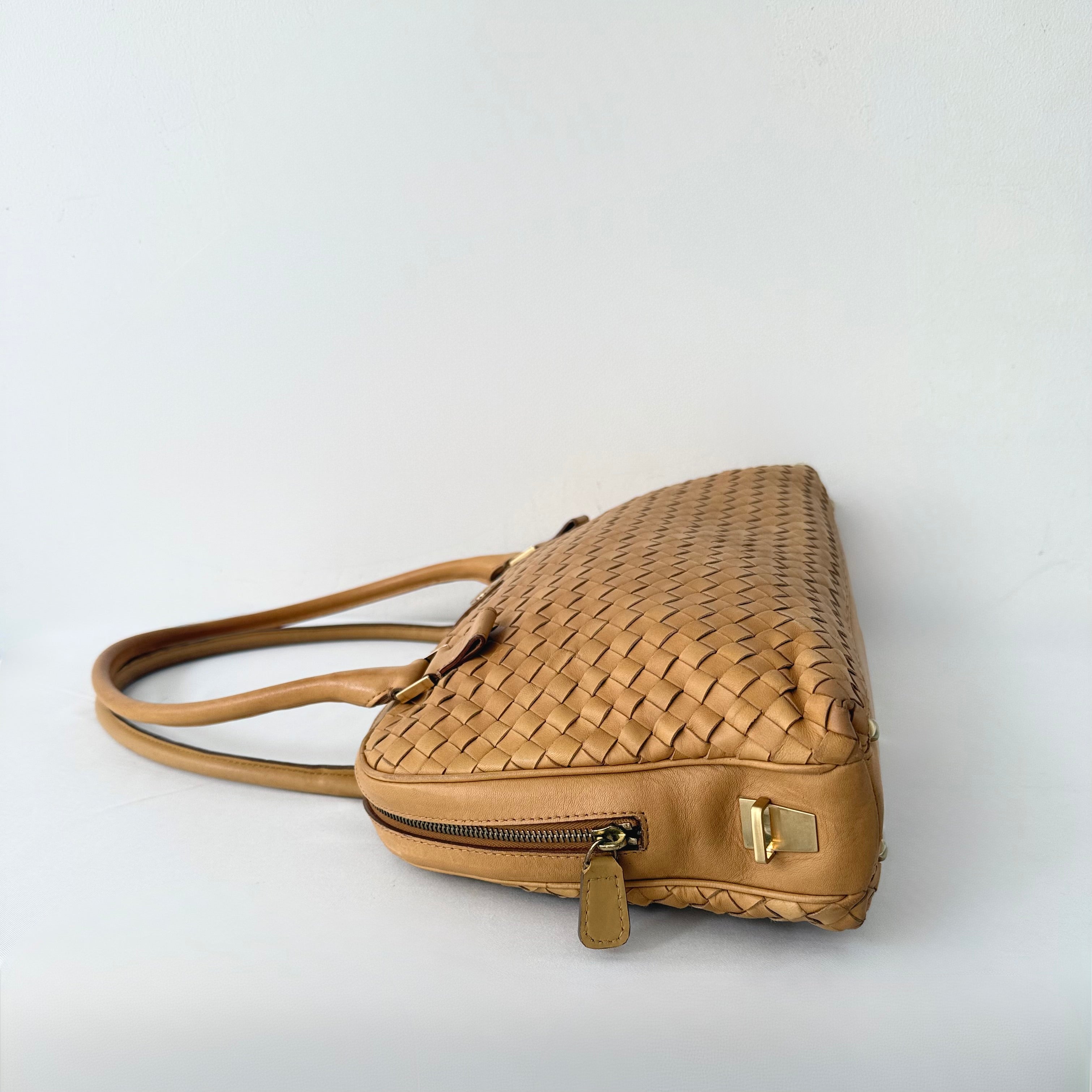 Bottega Veneta Intrecciato Top Handle Bag