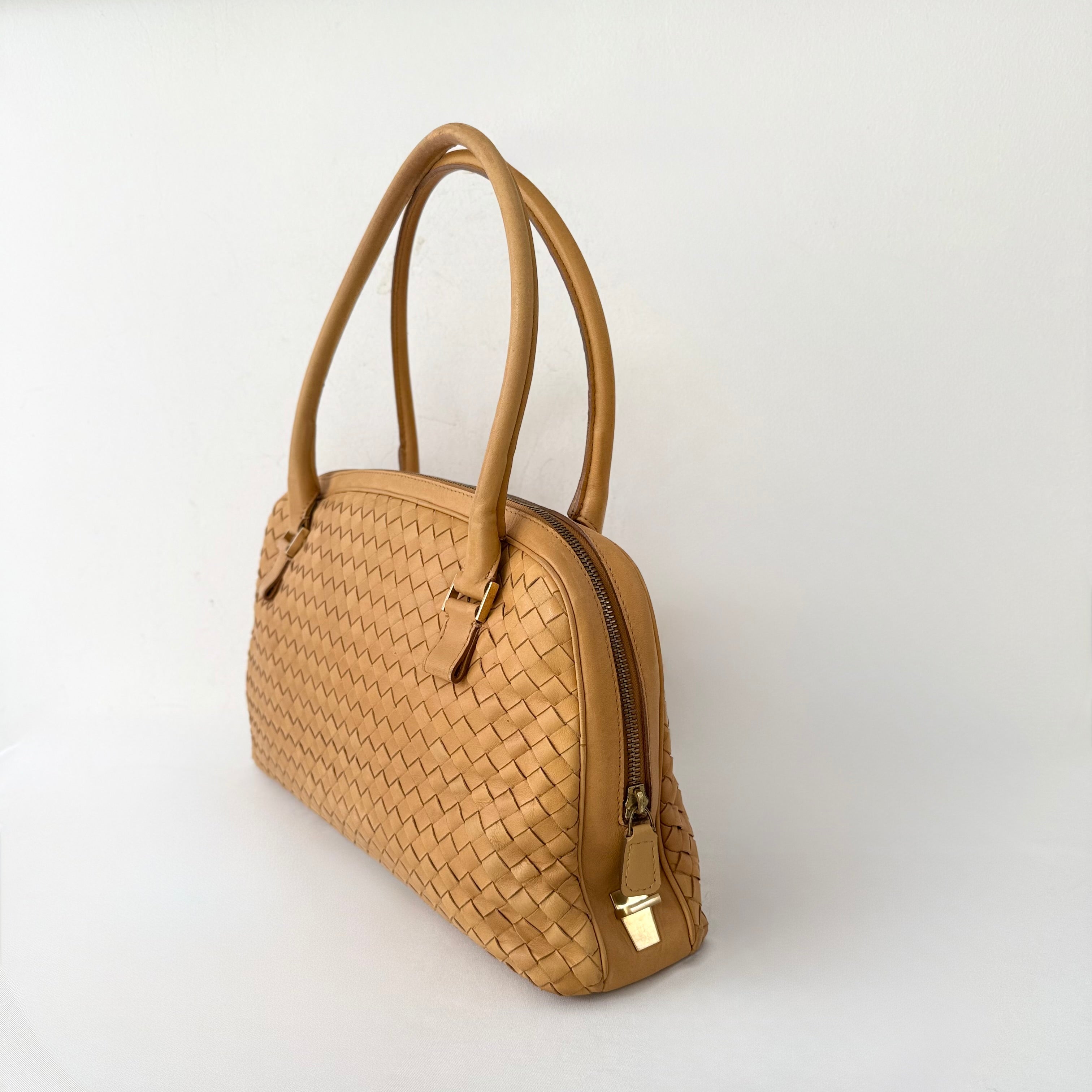 Bottega Veneta Intrecciato Top Handle Bag