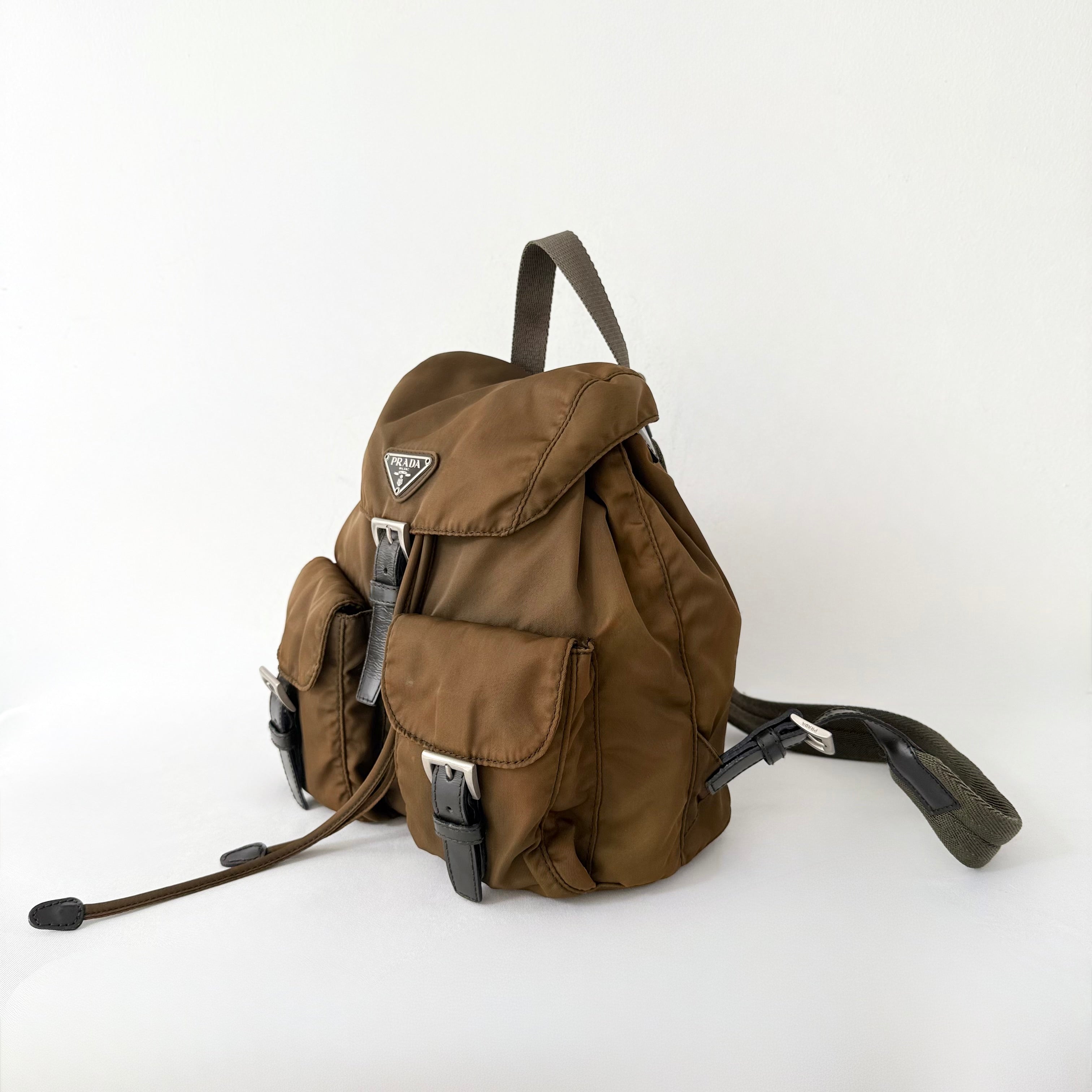 Prada Tessuto Nylon Vela Small Backpack