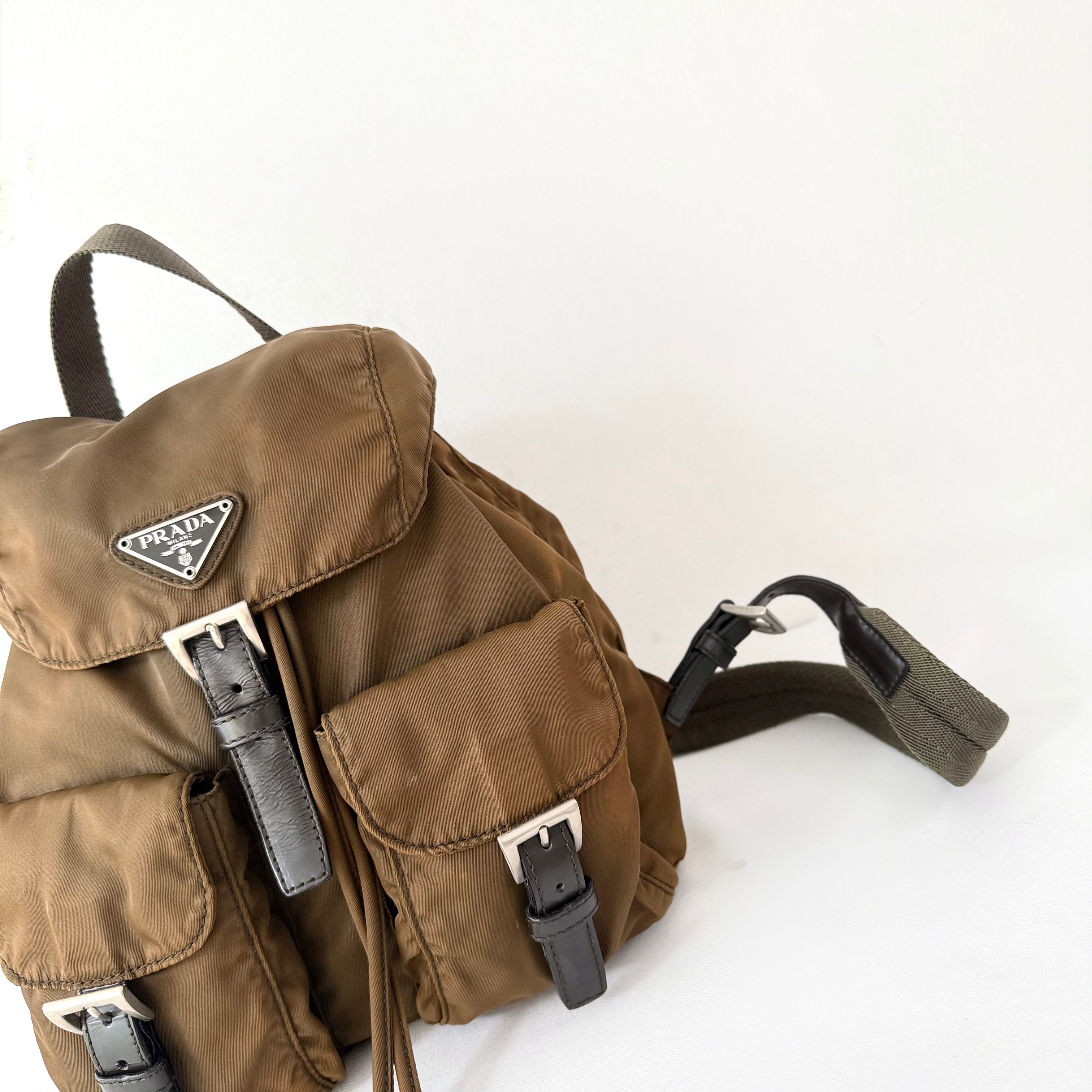 Prada Tessuto Nylon Vela Small Backpack