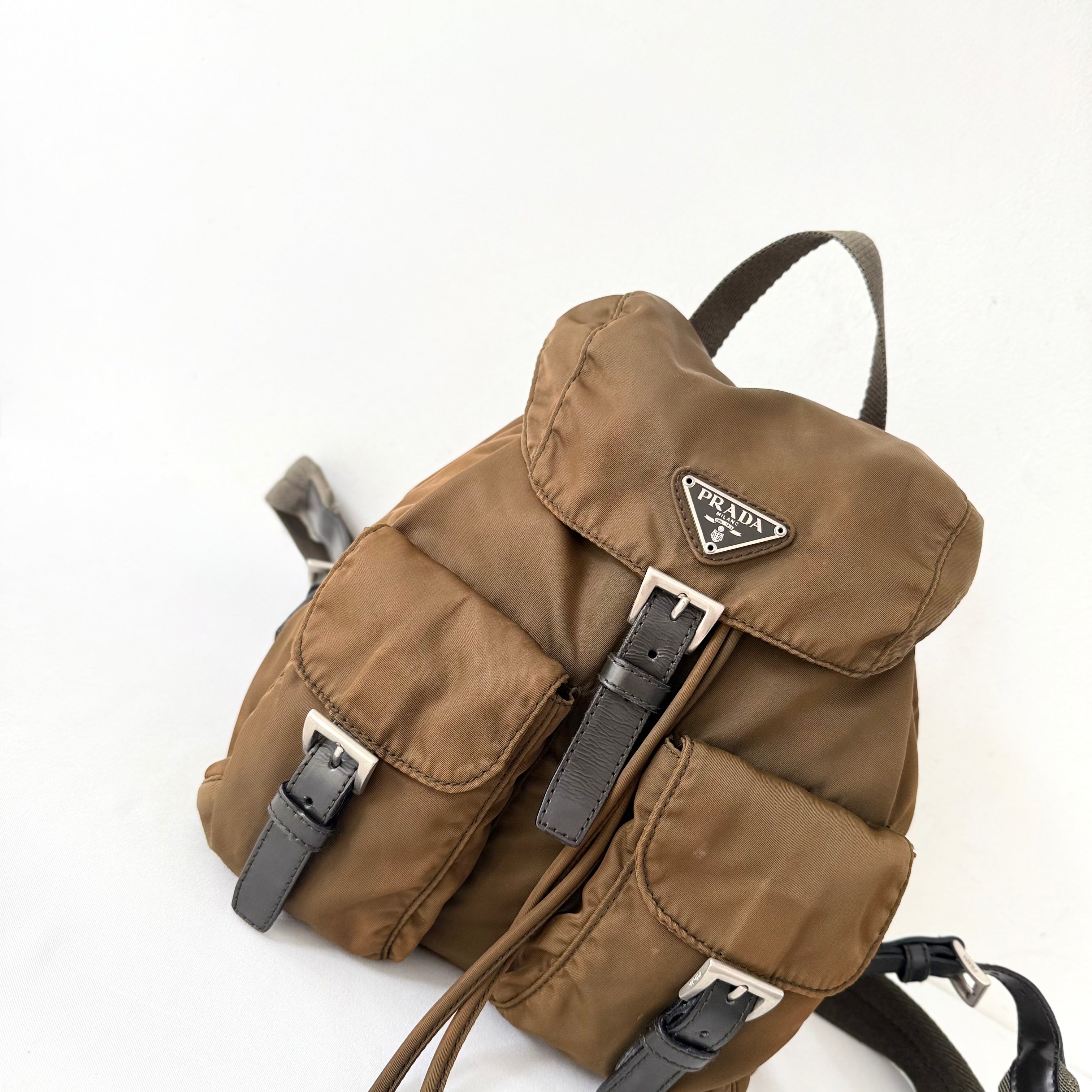 Prada Tessuto Nylon Vela Small Backpack