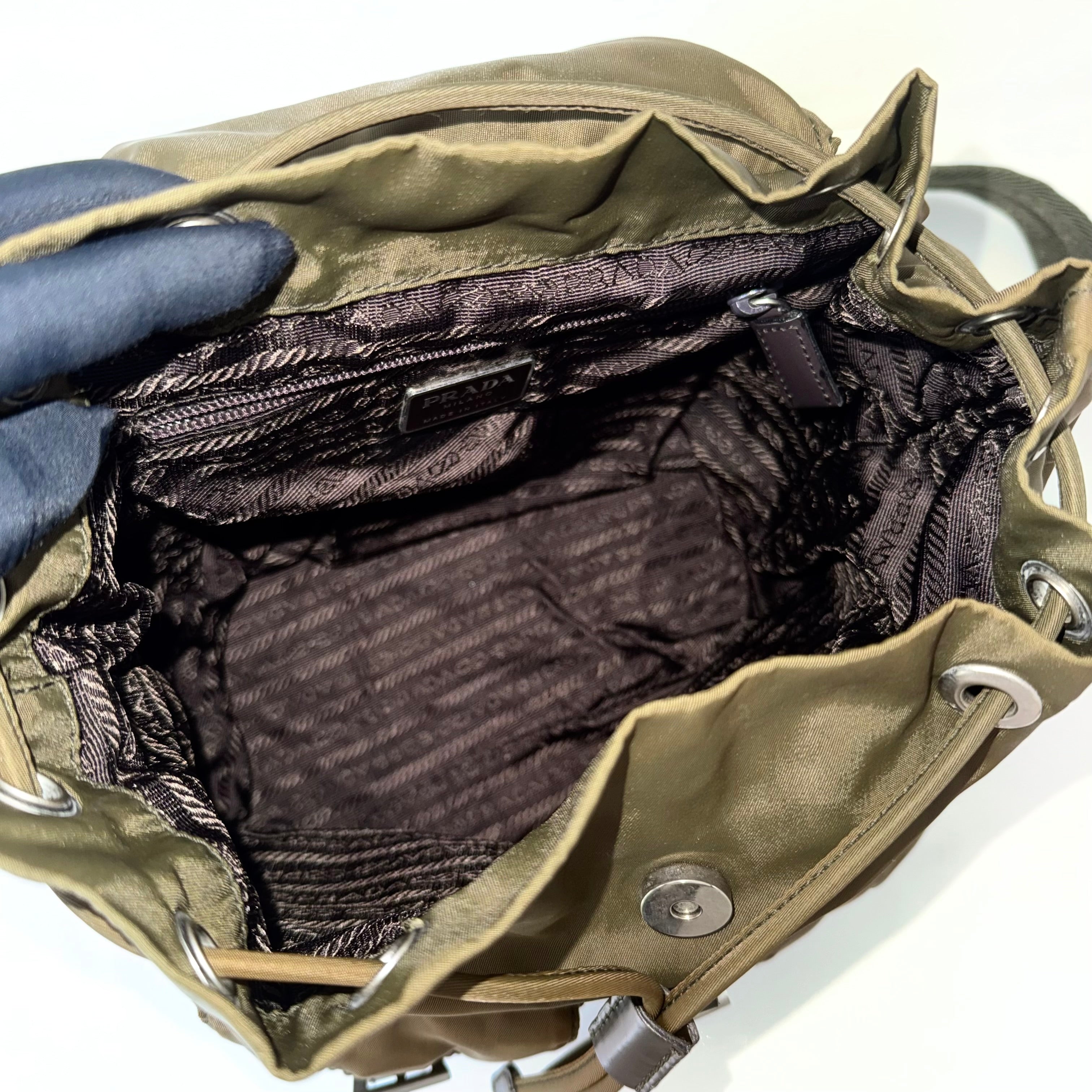 Prada Tessuto Nylon Vela Small Backpack