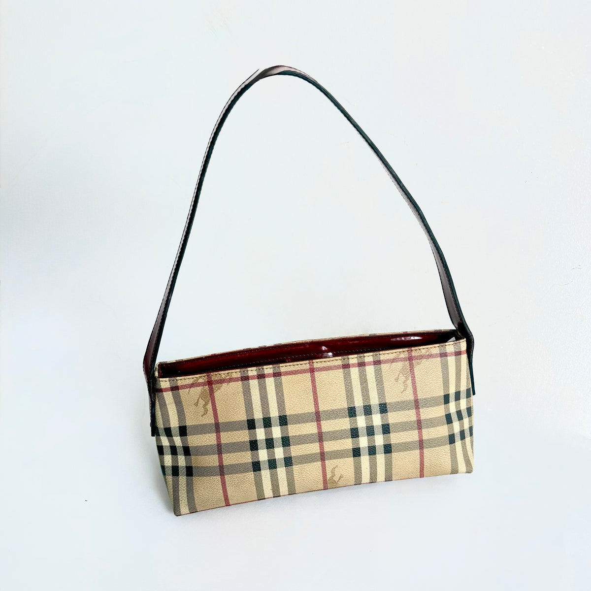 Burberry Haymarket Check Shoulder Bag