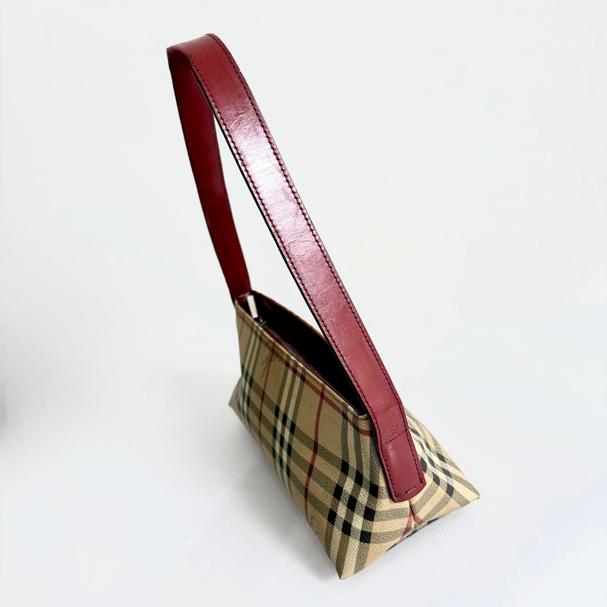 Burberry Haymarket Check Shoulder Bag