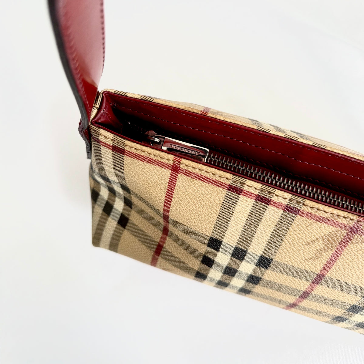 Burberry Haymarket Check Shoulder Bag