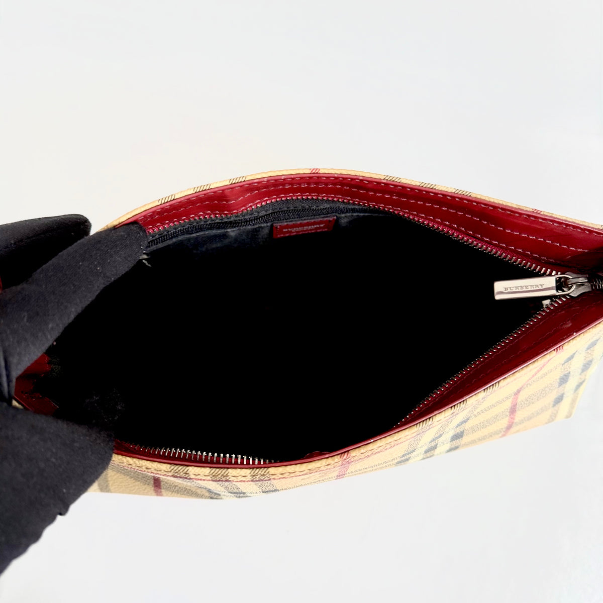 Burberry Haymarket Check Shoulder Bag