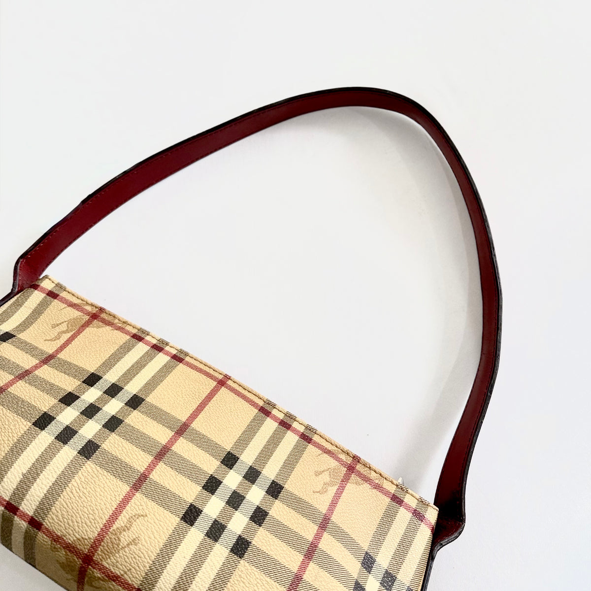 Burberry Haymarket Check Shoulder Bag