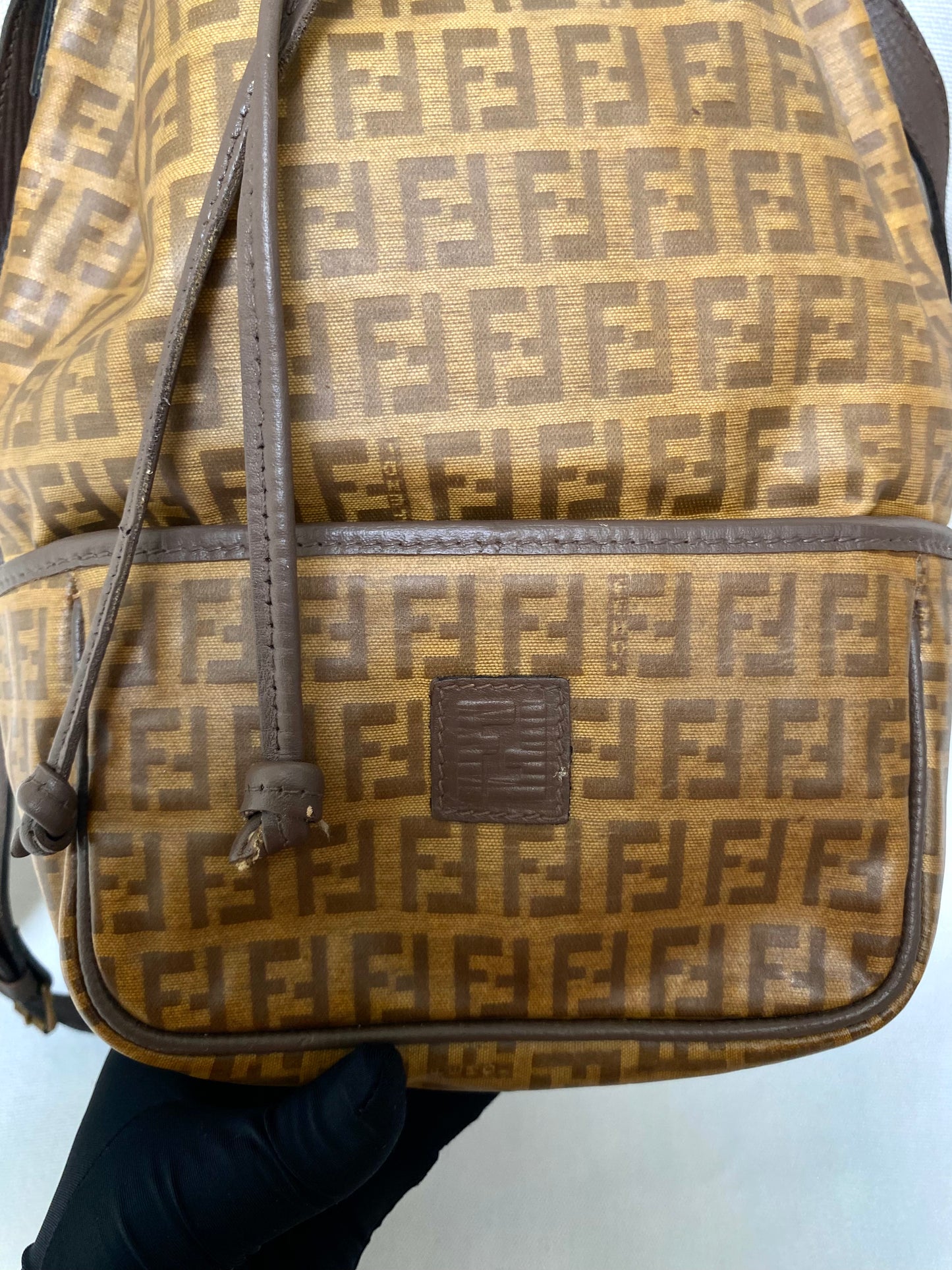 Fendi Vintage Bucket Crossbody Bag