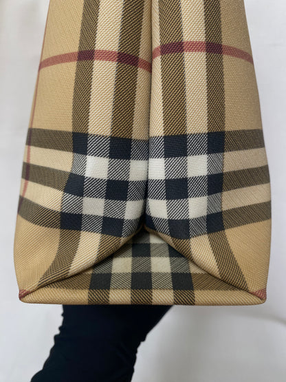 BURBERRY Vintage London Nova Check Tote Bag