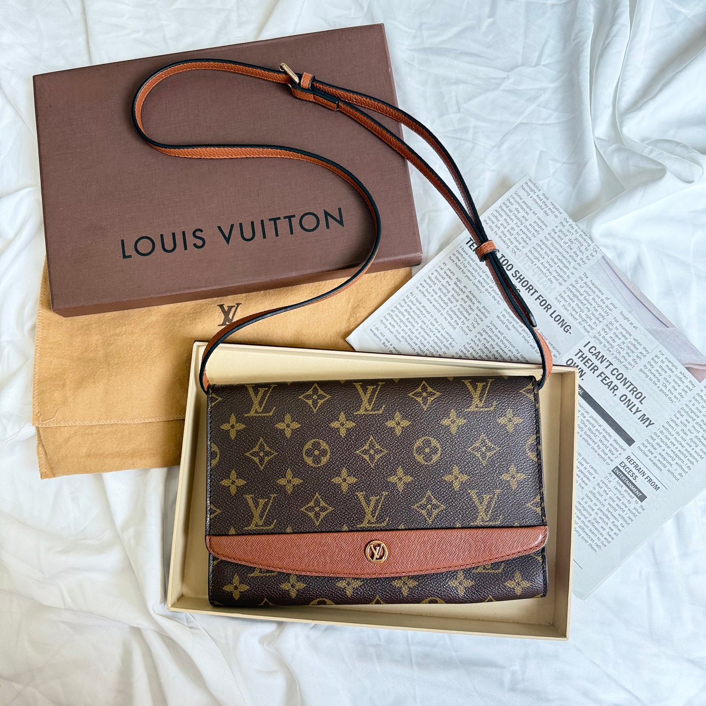 Louis Vuitton Monogram Bordeaux Shoulder Bag