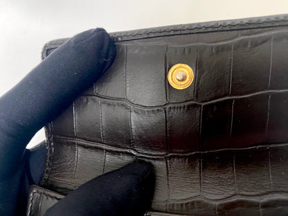 Salvatore Ferragamo Vera Croc Wallet