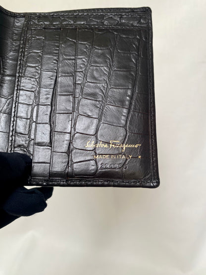 Salvatore Ferragamo Vera Croc Wallet