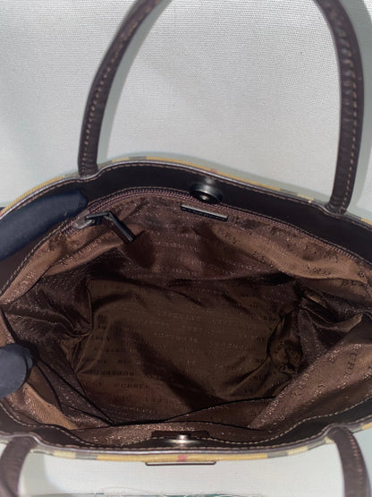 BURBERRY Vintage London Nova Check Tote Bag