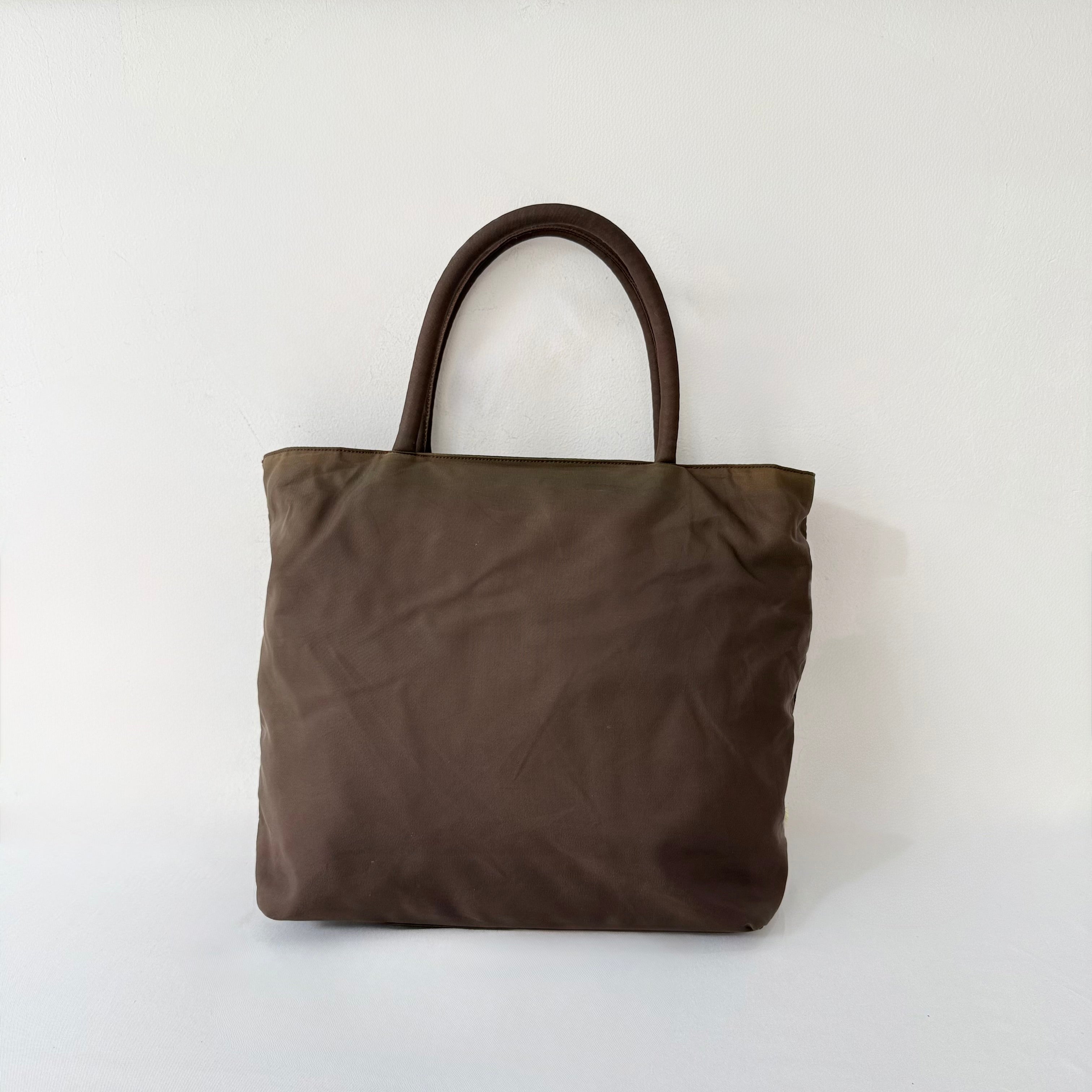 Prada Brown Tessuto City Tote
