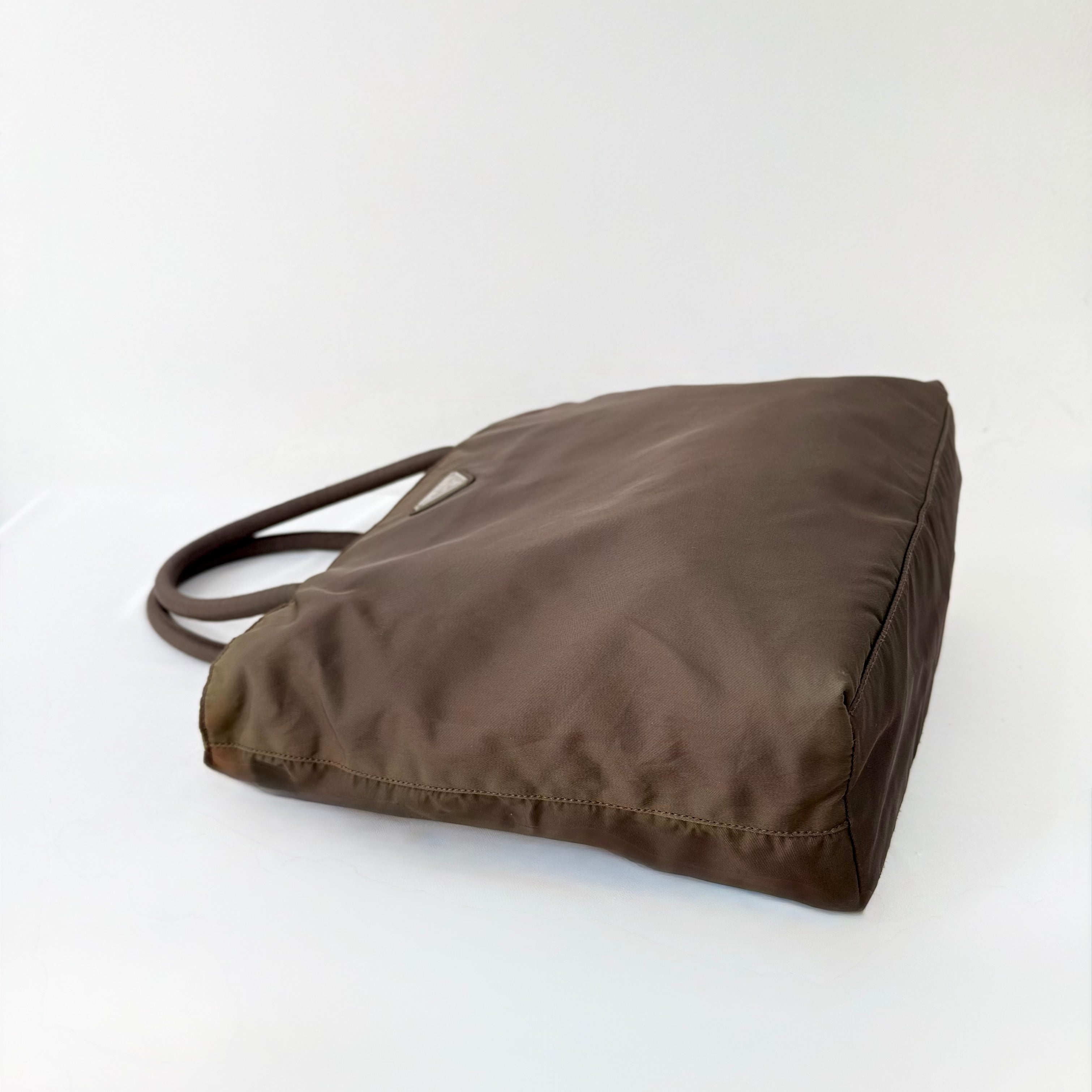 Prada Brown Tessuto City Tote