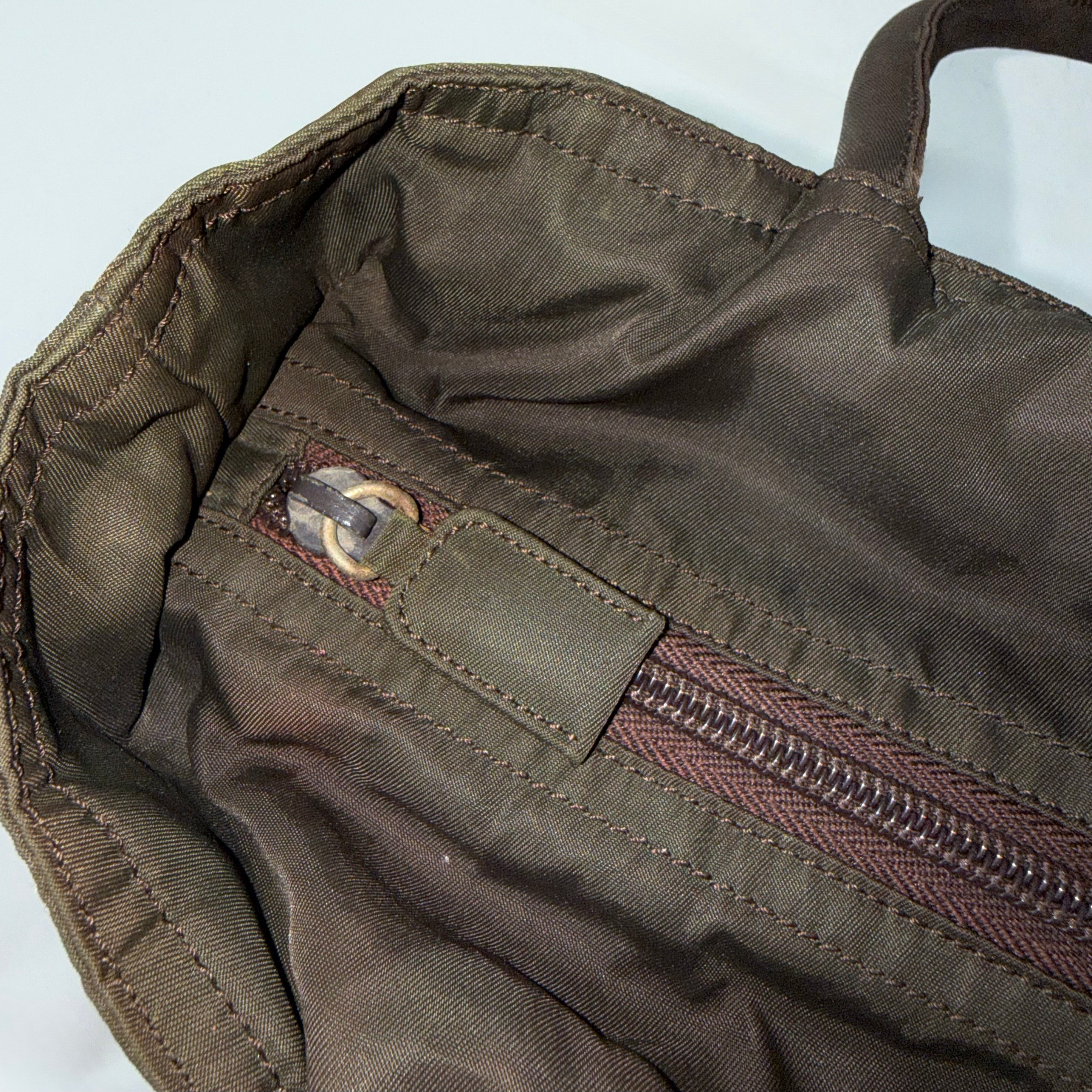 Prada Brown Tessuto City Tote