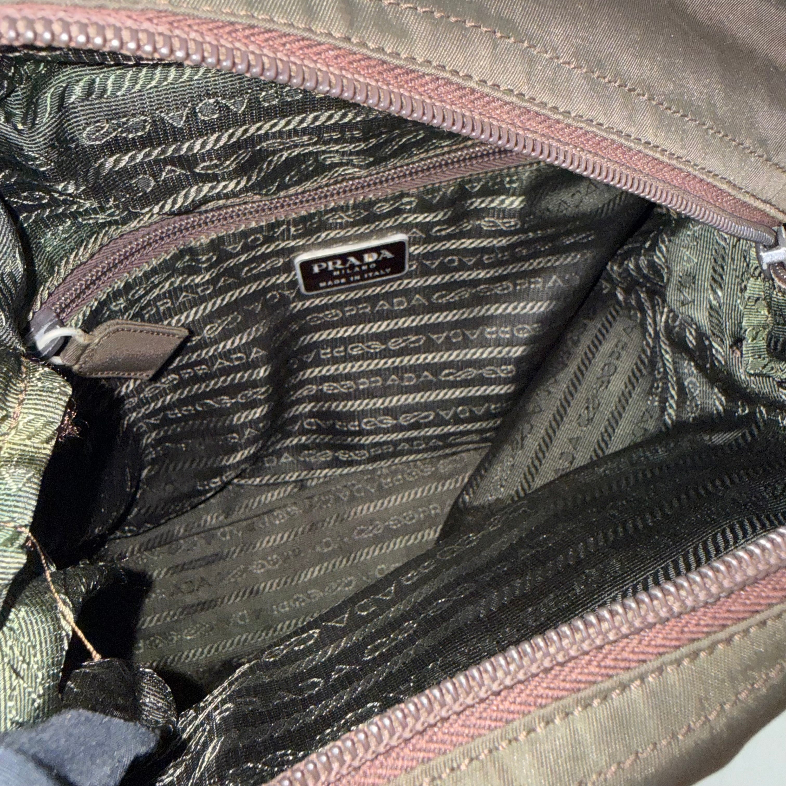 Prada Brown Tessuto City Tote