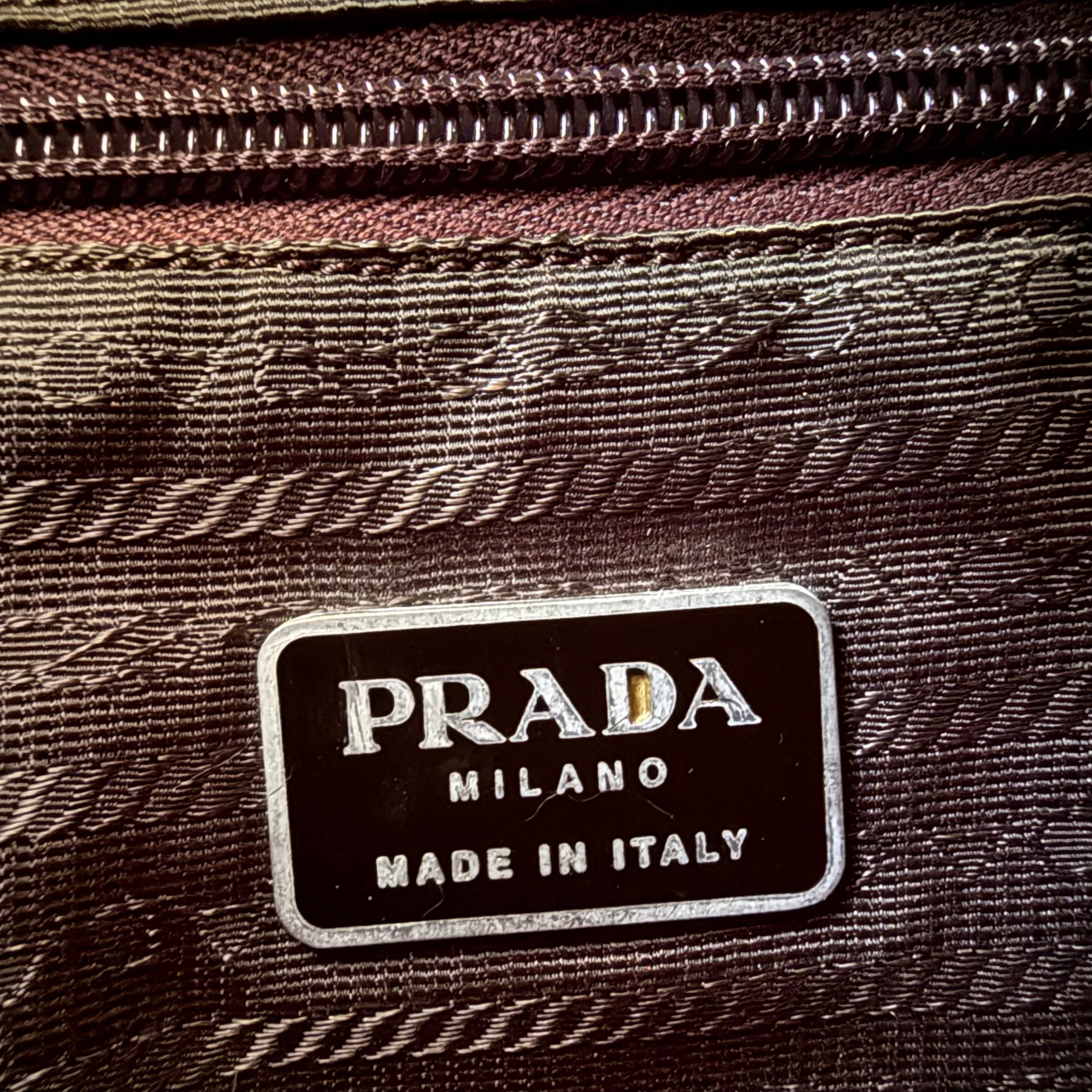 Prada Brown Tessuto City Tote