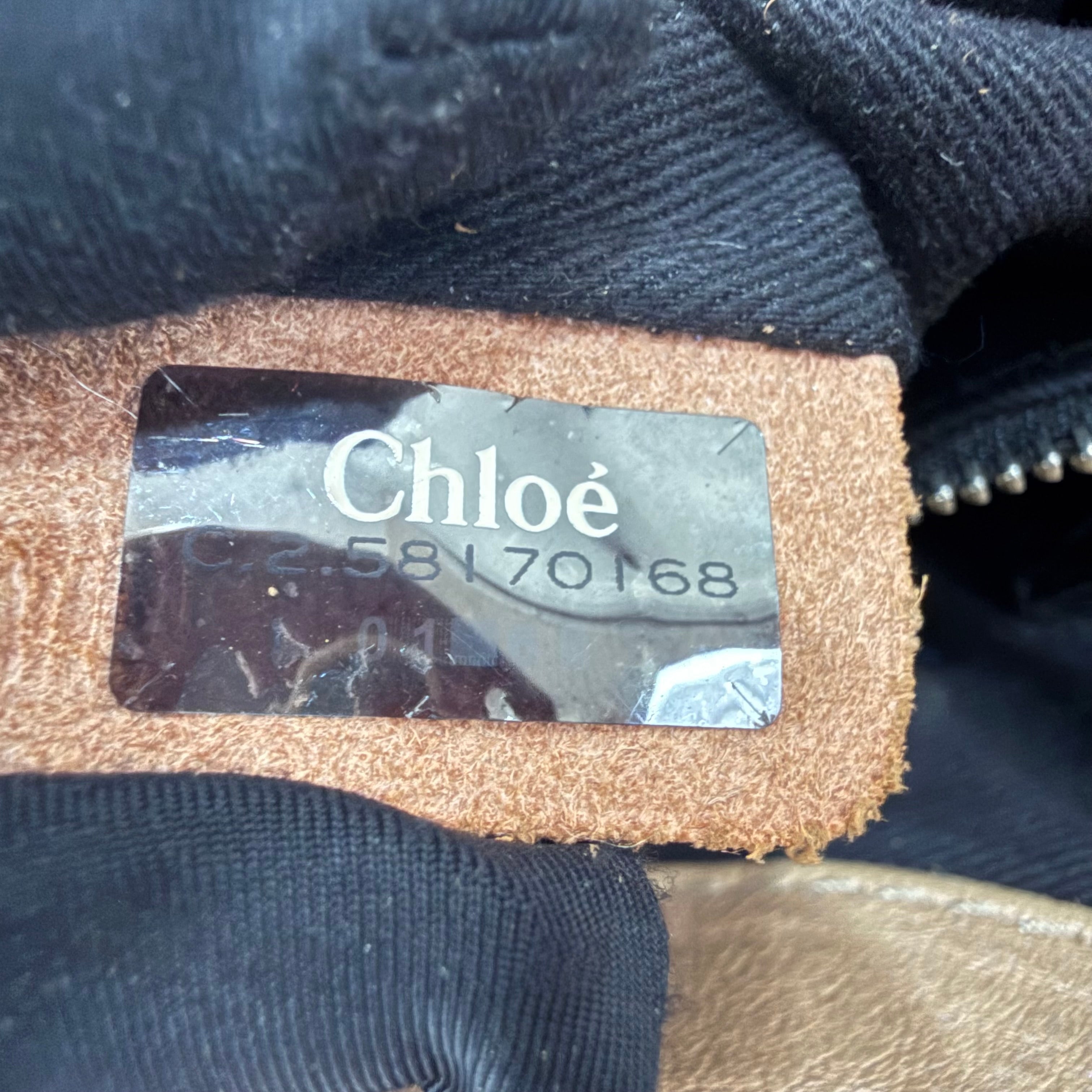Chloe Brown Paddigton Capsule Leather Shoulder Bag