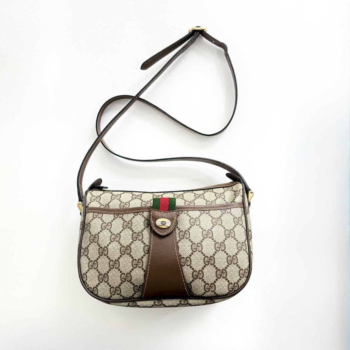 Gucci GG Web Sherry Line Crossbody
