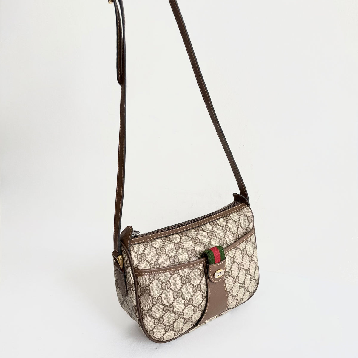 Gucci GG Web Sherry Line Crossbody
