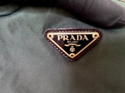 PRADA Pouch Nylon Green