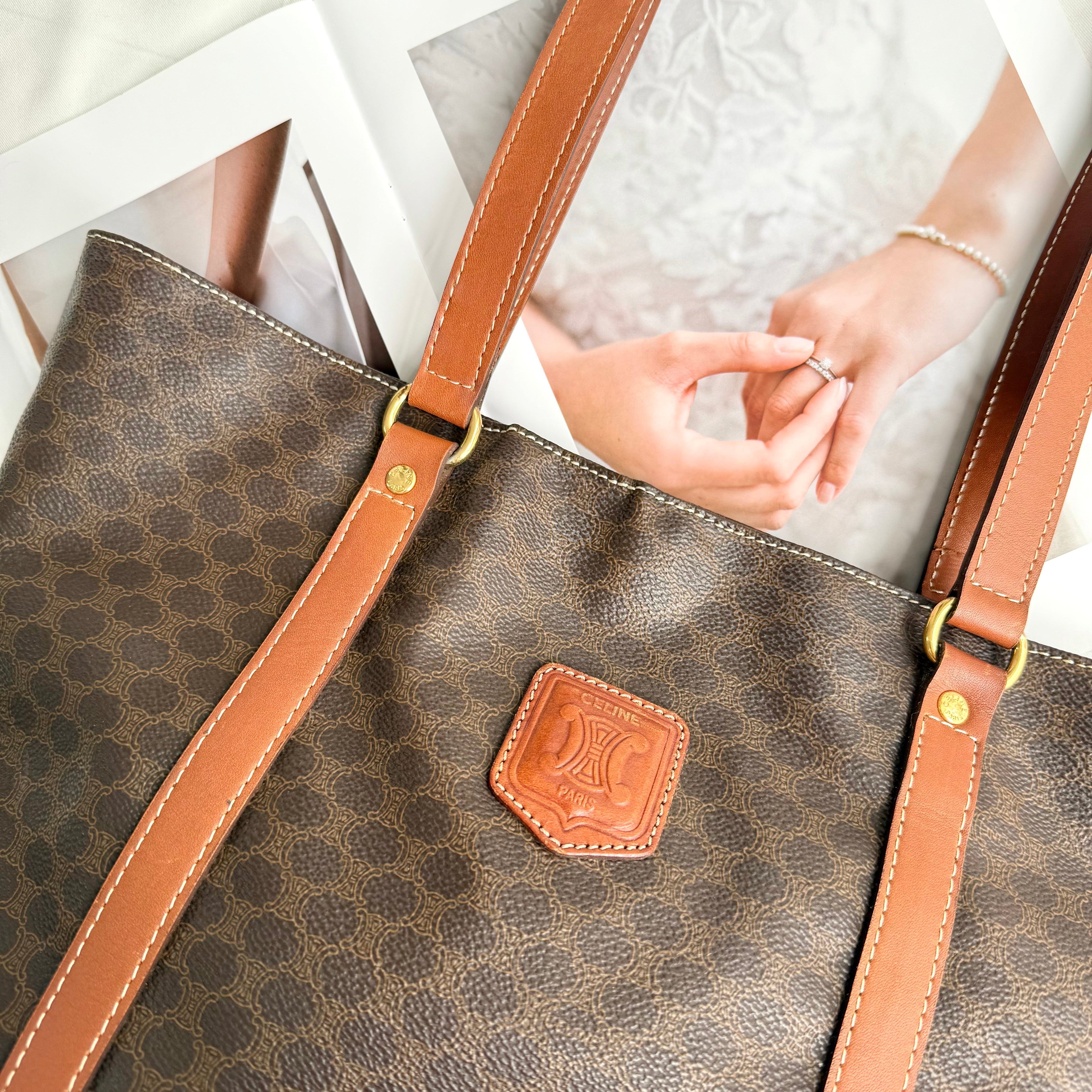 Celine Macadam Triomphe Tote Bag