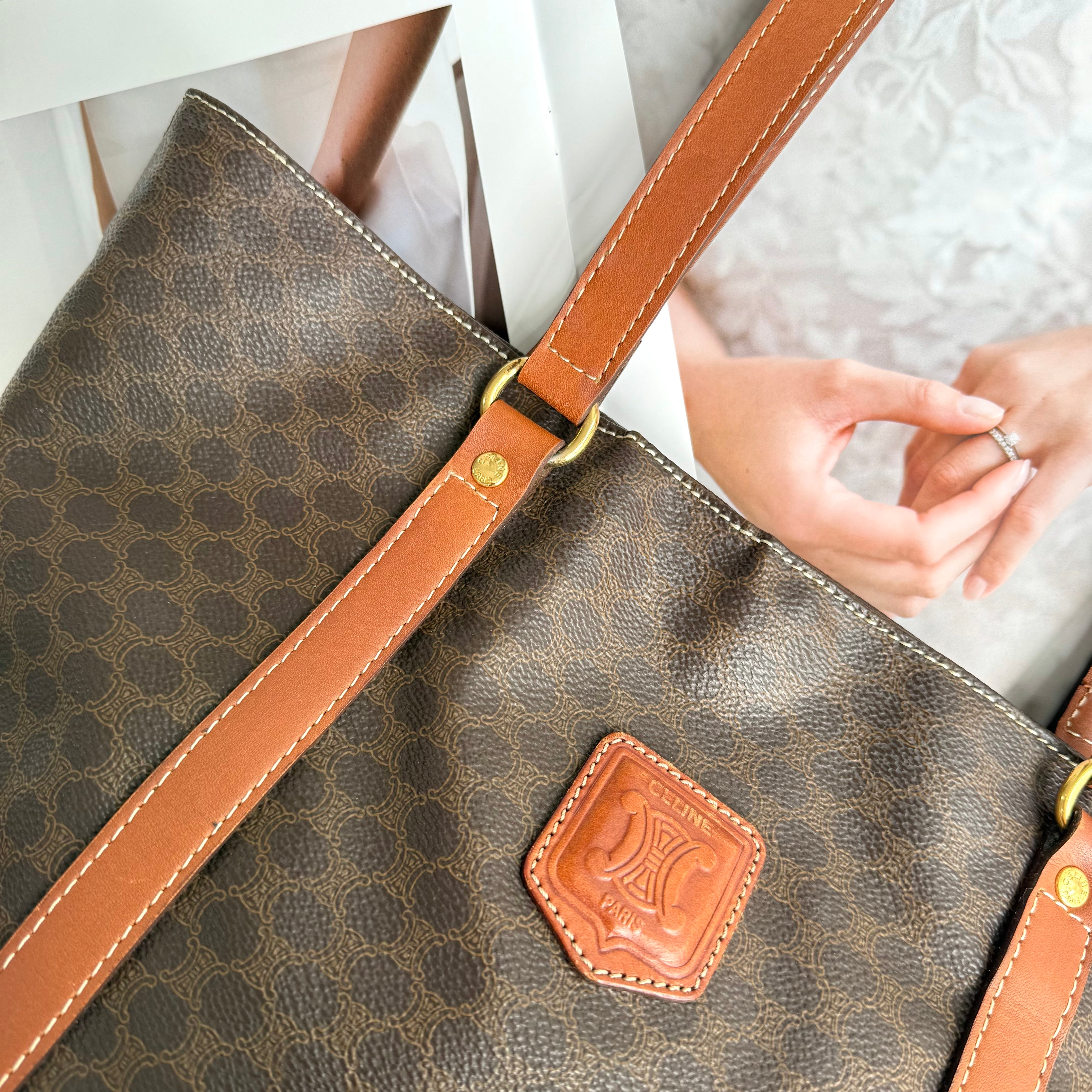 Celine Macadam Triomphe Tote Bag