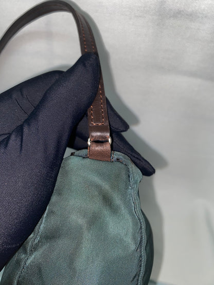 PRADA Pouch Nylon Green