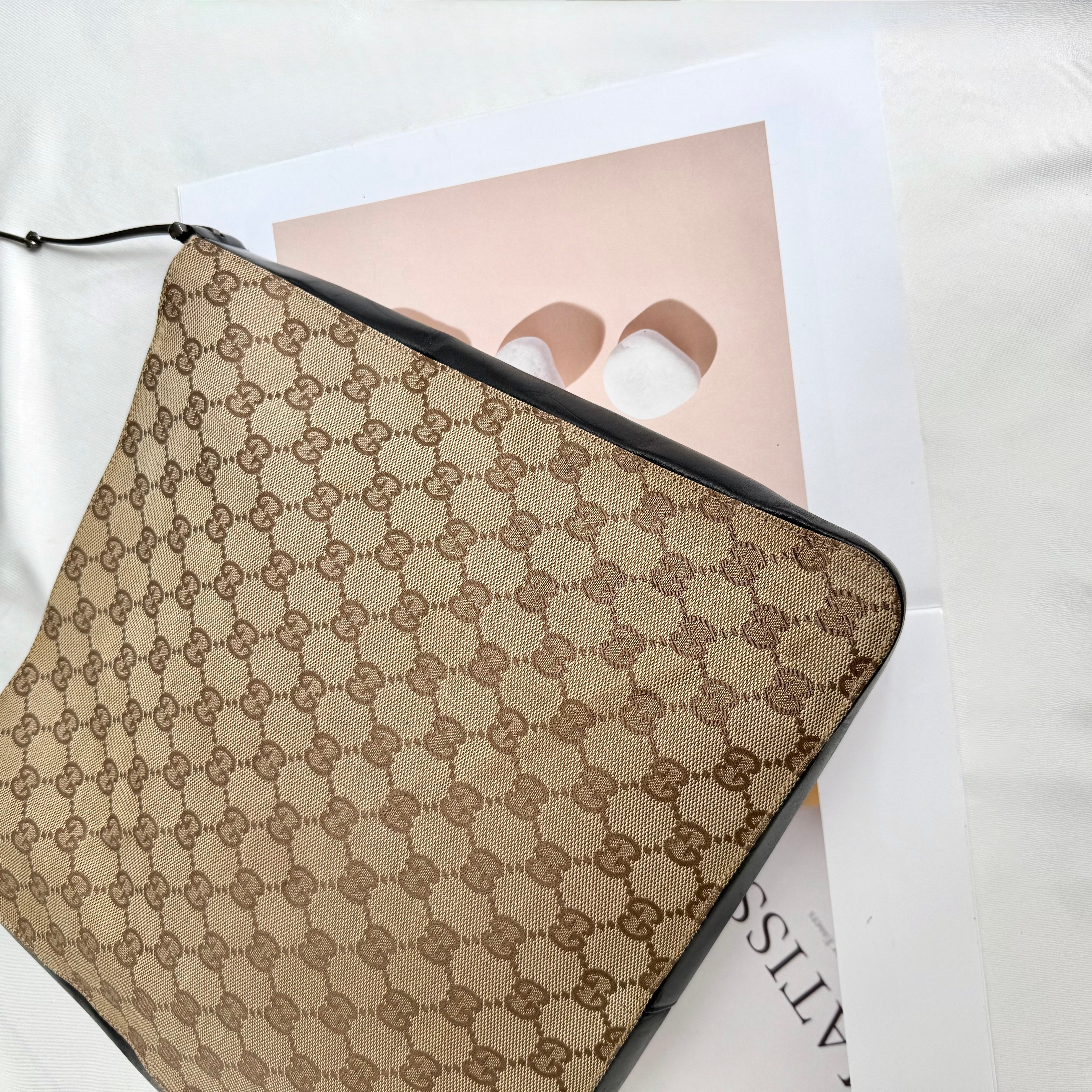 Gucci Brown GG Canvas Shoulder Bag