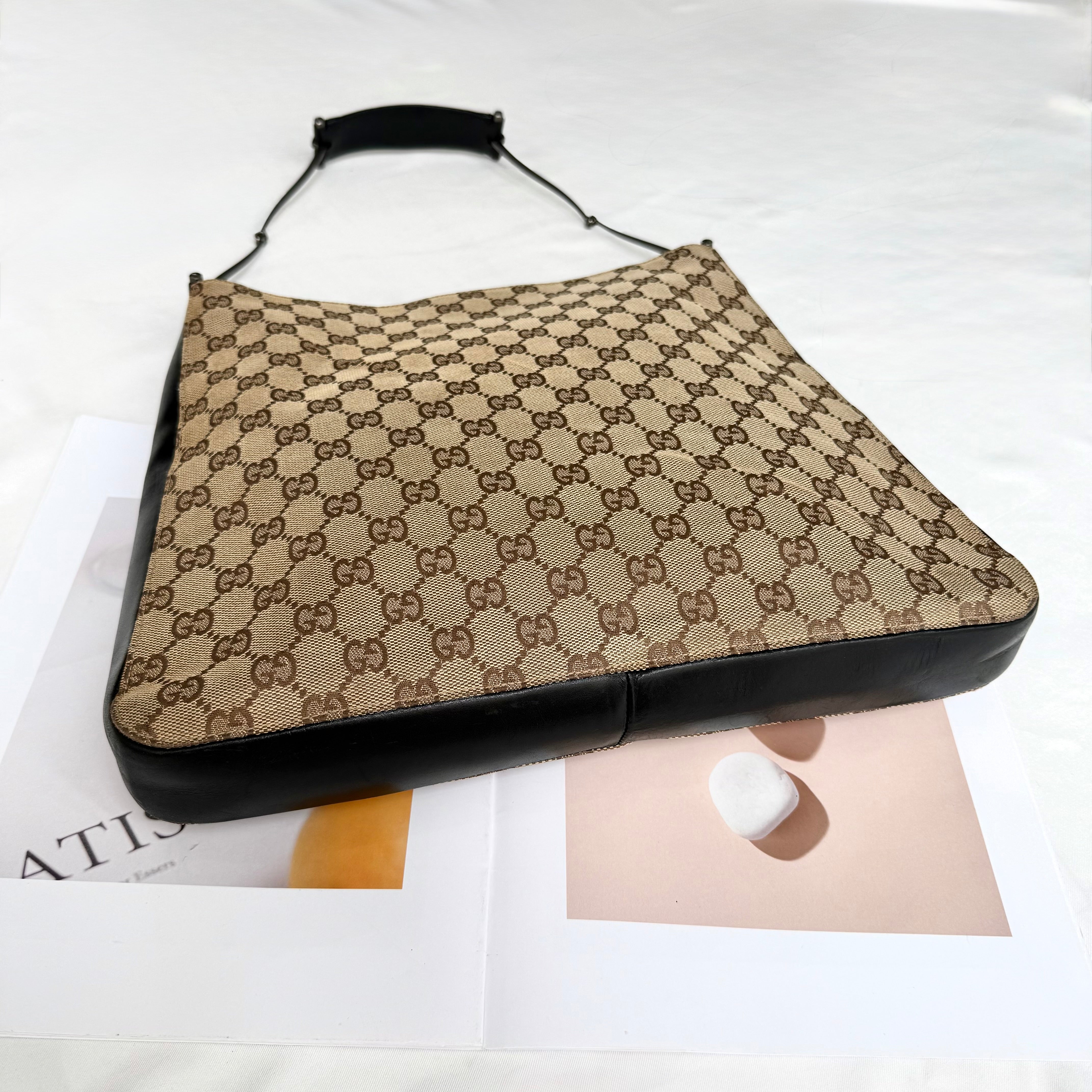 Gucci Brown GG Canvas Shoulder Bag