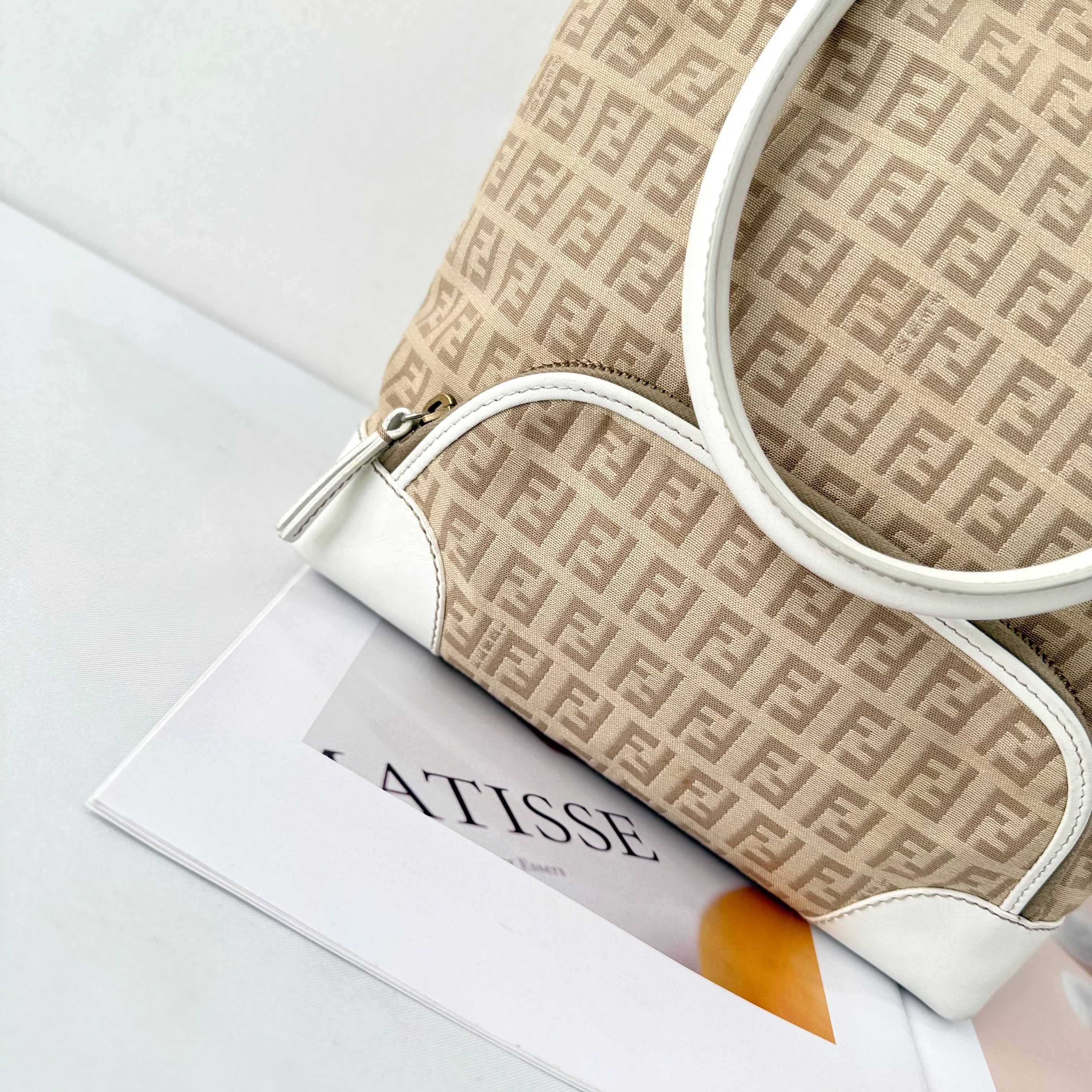 Fendi Zucchino FF Tote Bag