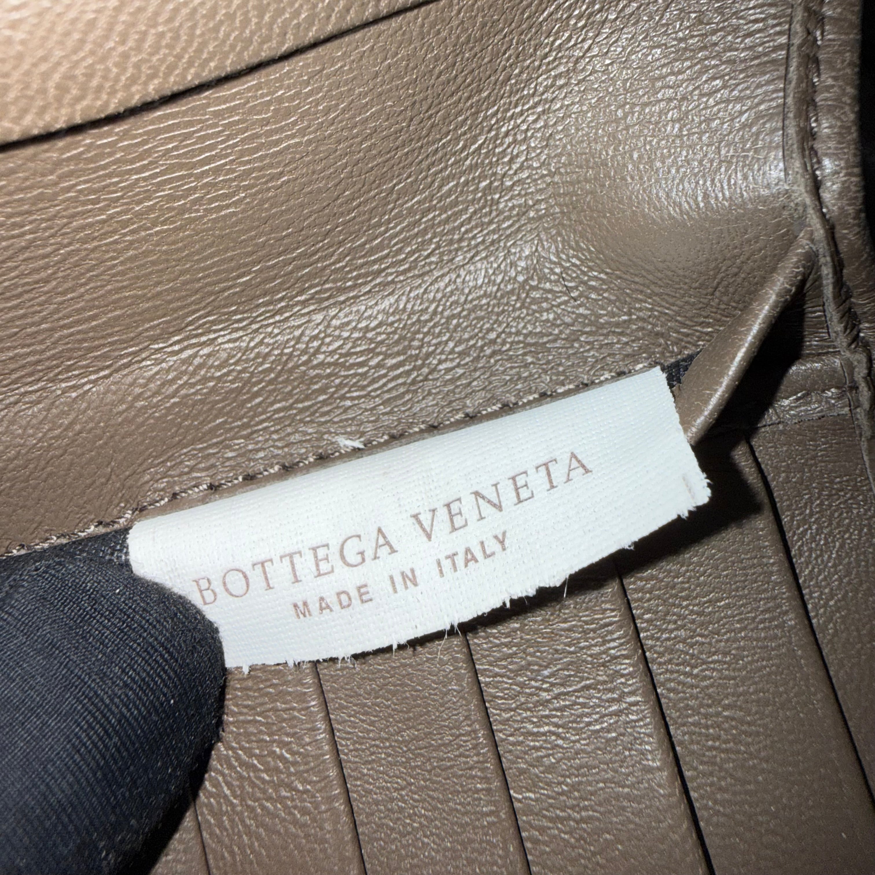 Bottega Veneta Intrecciato Leather Brown Bi-Fold Wallet