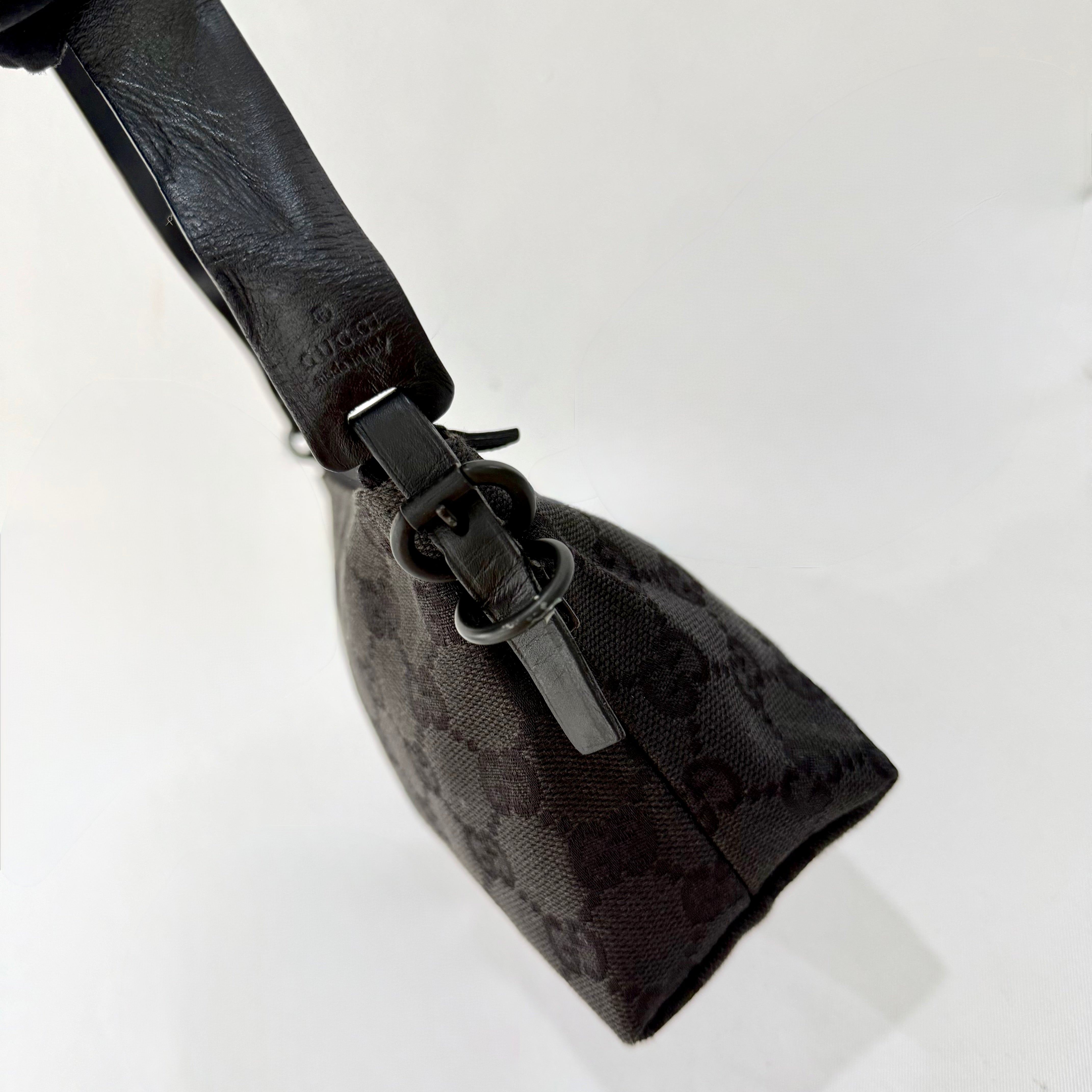 Gucci Black Monogram Pochette