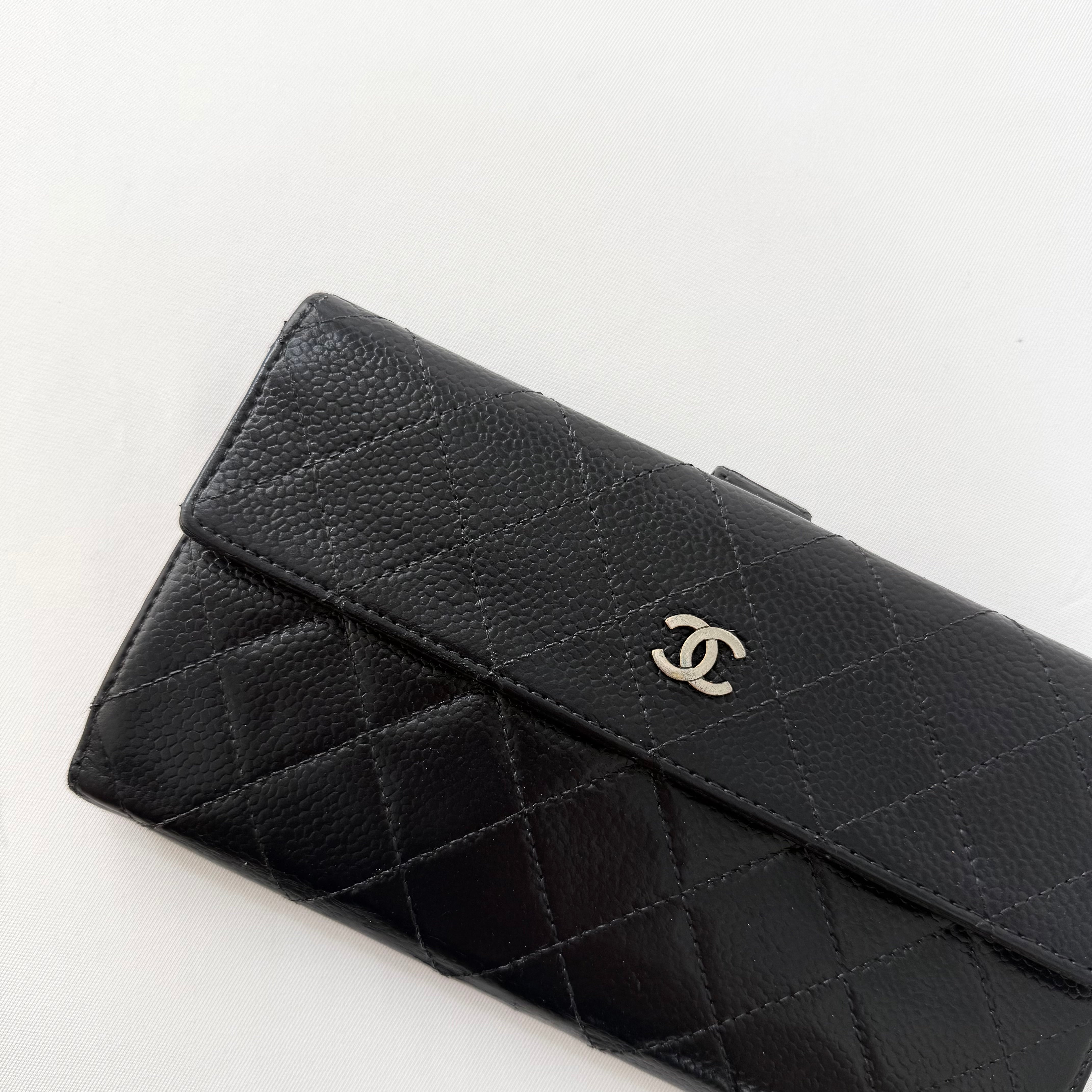 (RESERVED) Chanel Caviar Classic Flap Long Wallet