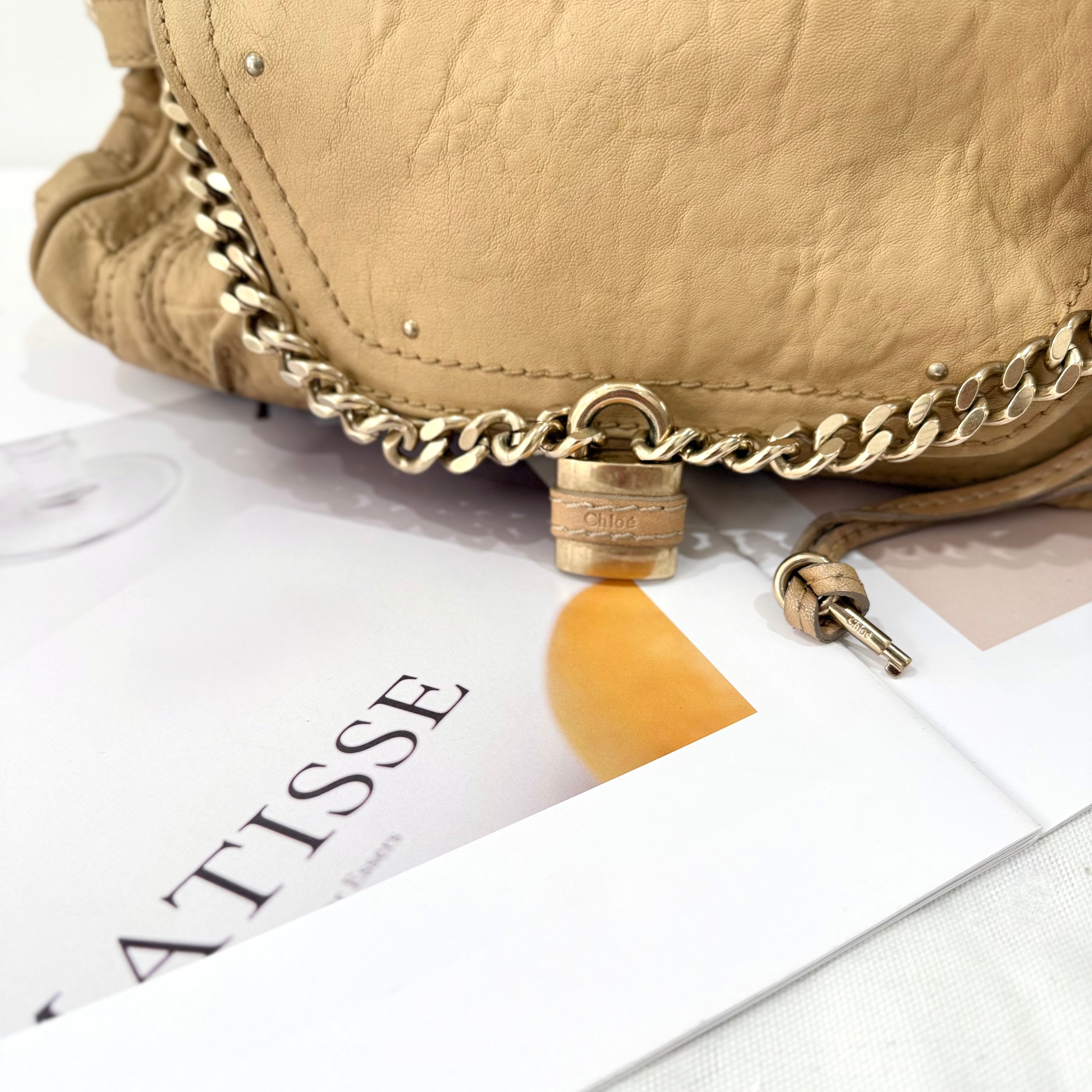 Chloe Brown Paddigton Capsule Leather Shoulder Bag