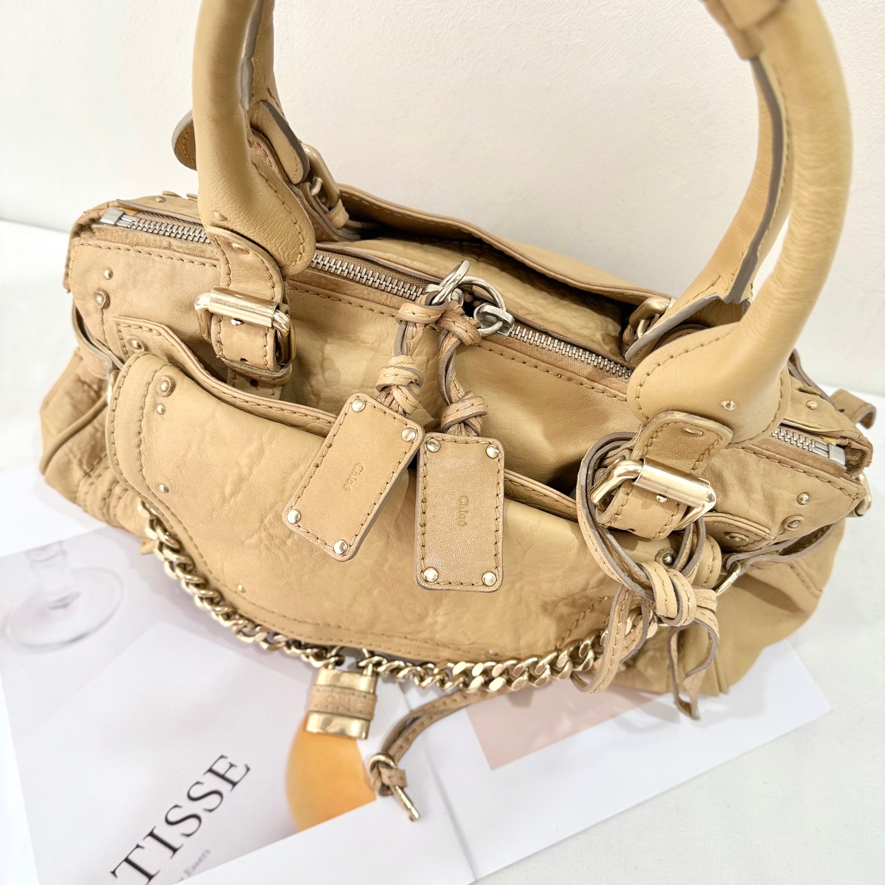 Chloe Brown Paddigton Capsule Leather Shoulder Bag
