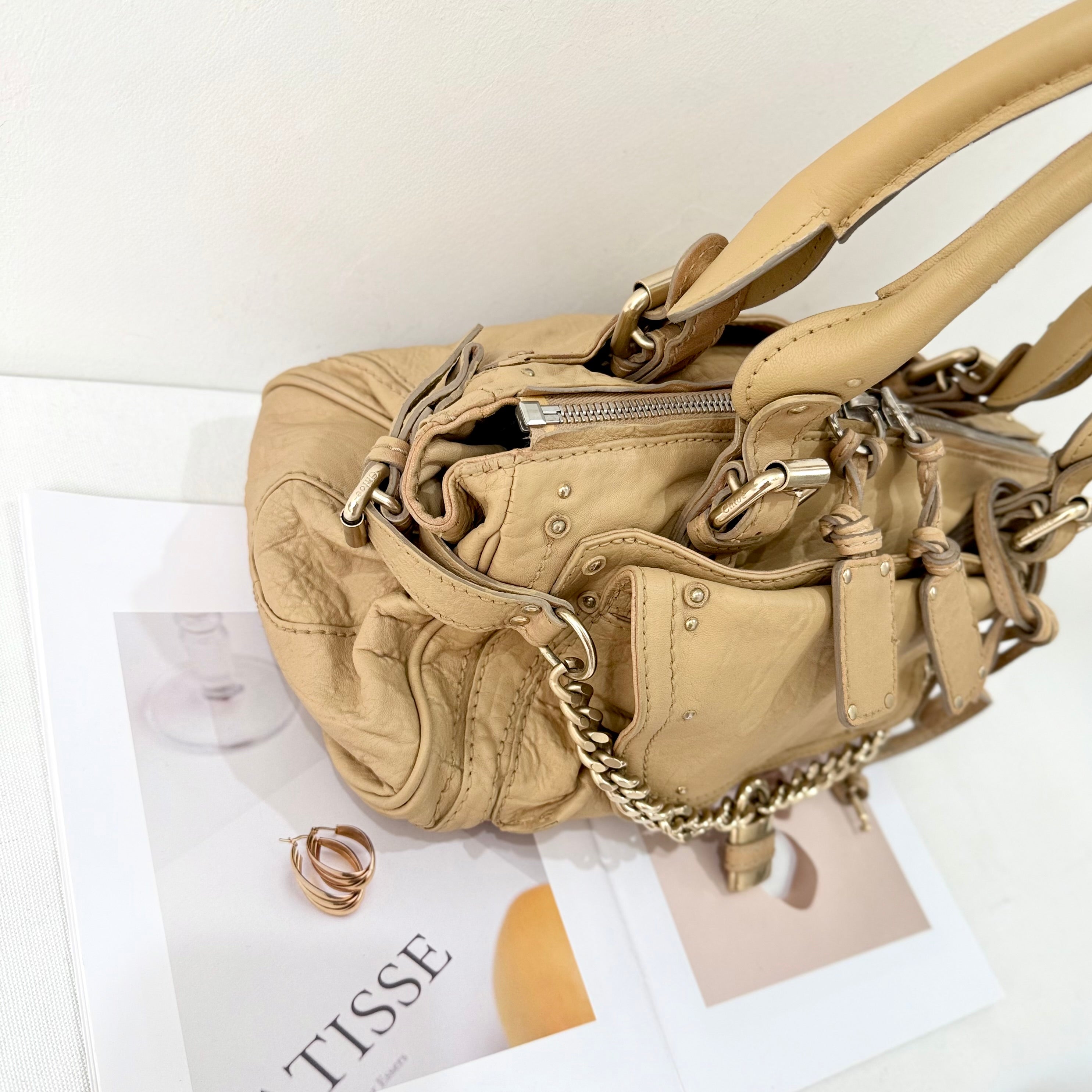 Chloe Brown Paddigton Capsule Leather Shoulder Bag